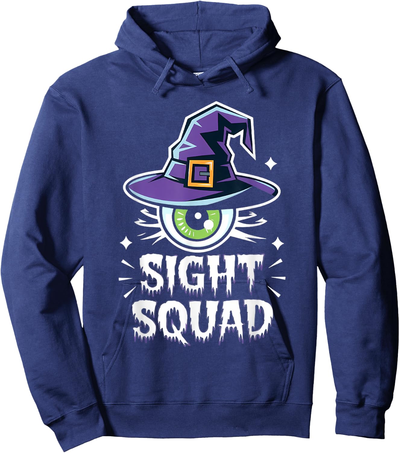Halloween Optometrist Sight Squad Optometry Eyeball Hoodie - Hoodie | Navy