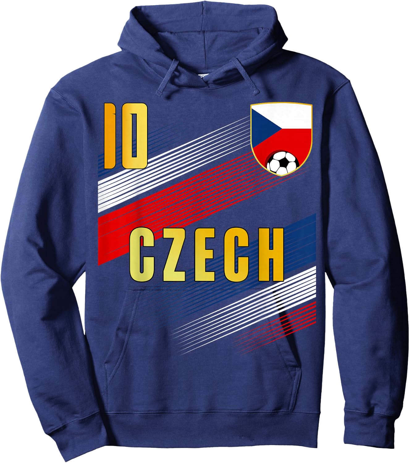 Czech Republic Flag Czechia Pride Lovers Hoodie - Hoodie | Navy