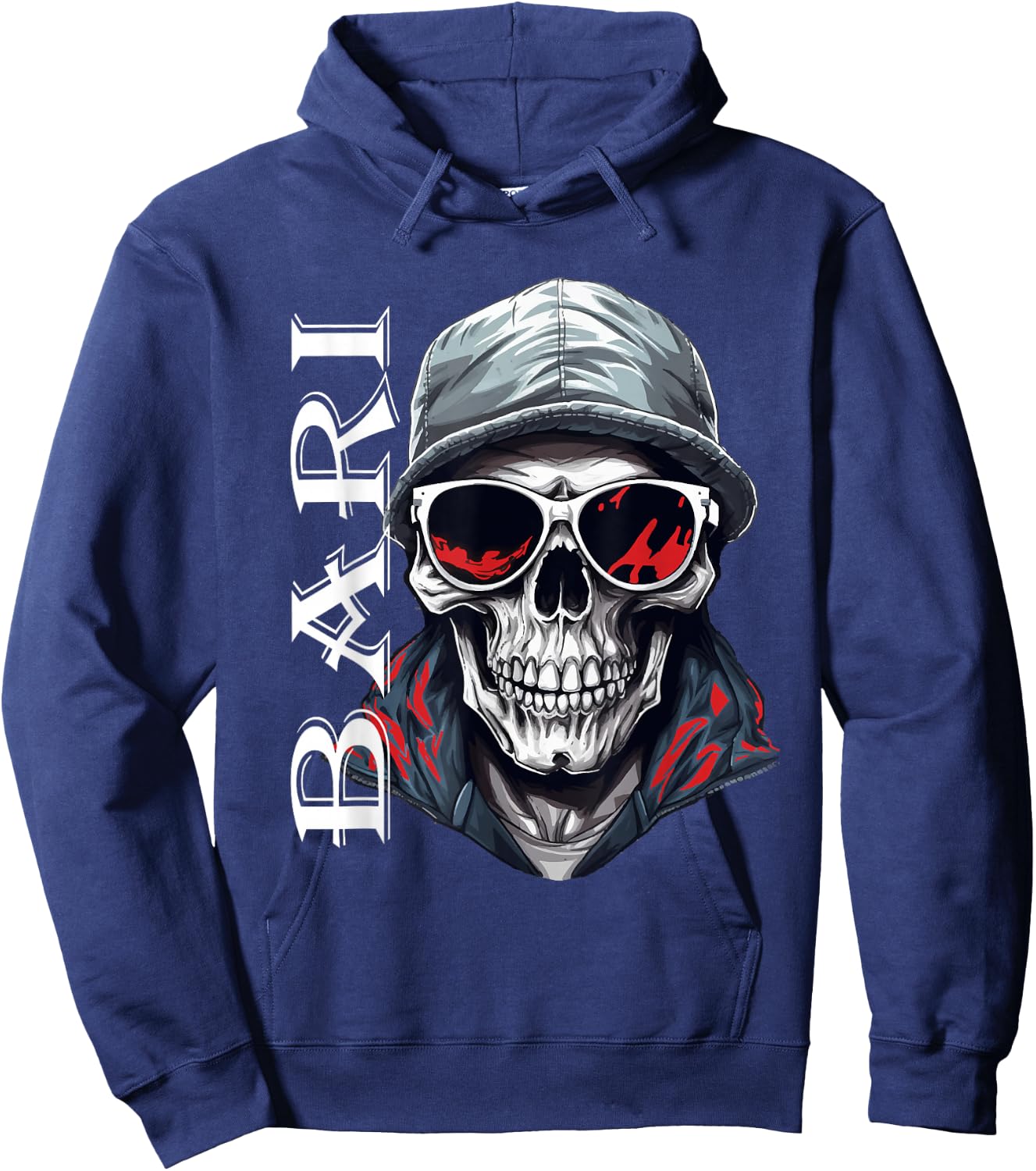 Bari Tradition Ultras Italy Bari Men's & Women's , black Hoodie - Hoodie | Navy