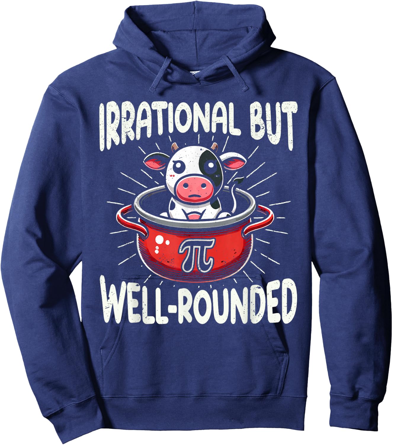 Beff Pot Pie Cow Pi Day Hoodie - Hoodie | Navy