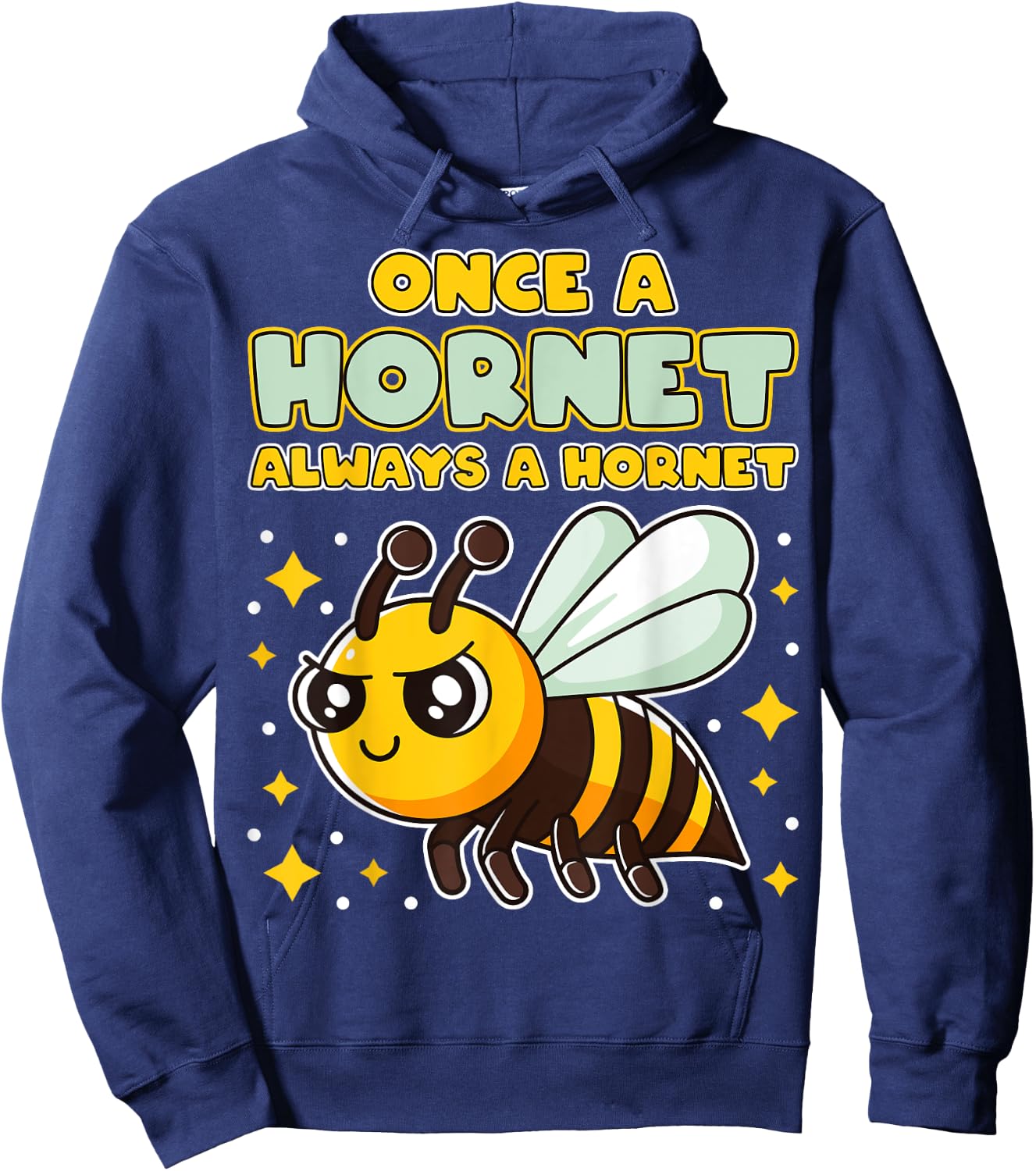 Once A Hornet Always A Hornet Back To School Spirit Girl Boy Hoodie - Hoodie | Navy