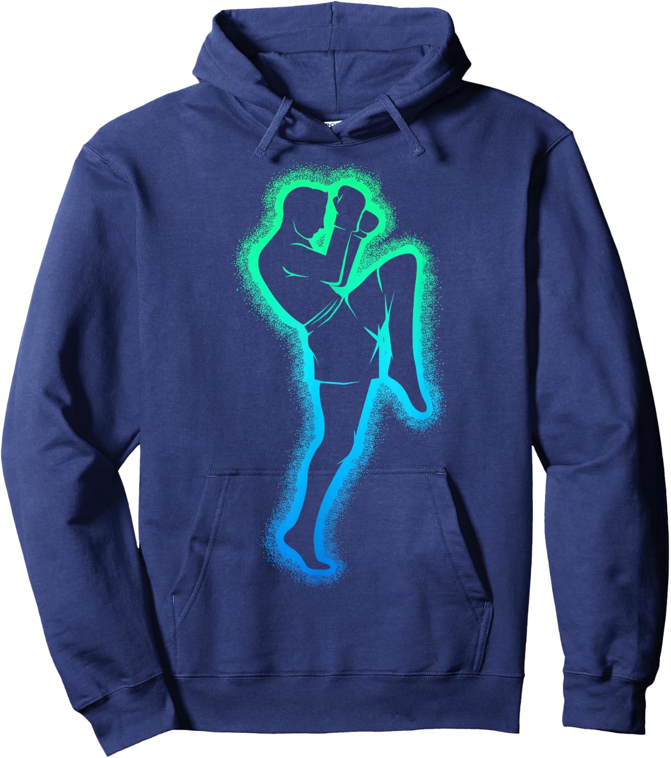 Muay Thai Boxing Thai Boy Child , Black, S Hoodie - Hoodie | Navy