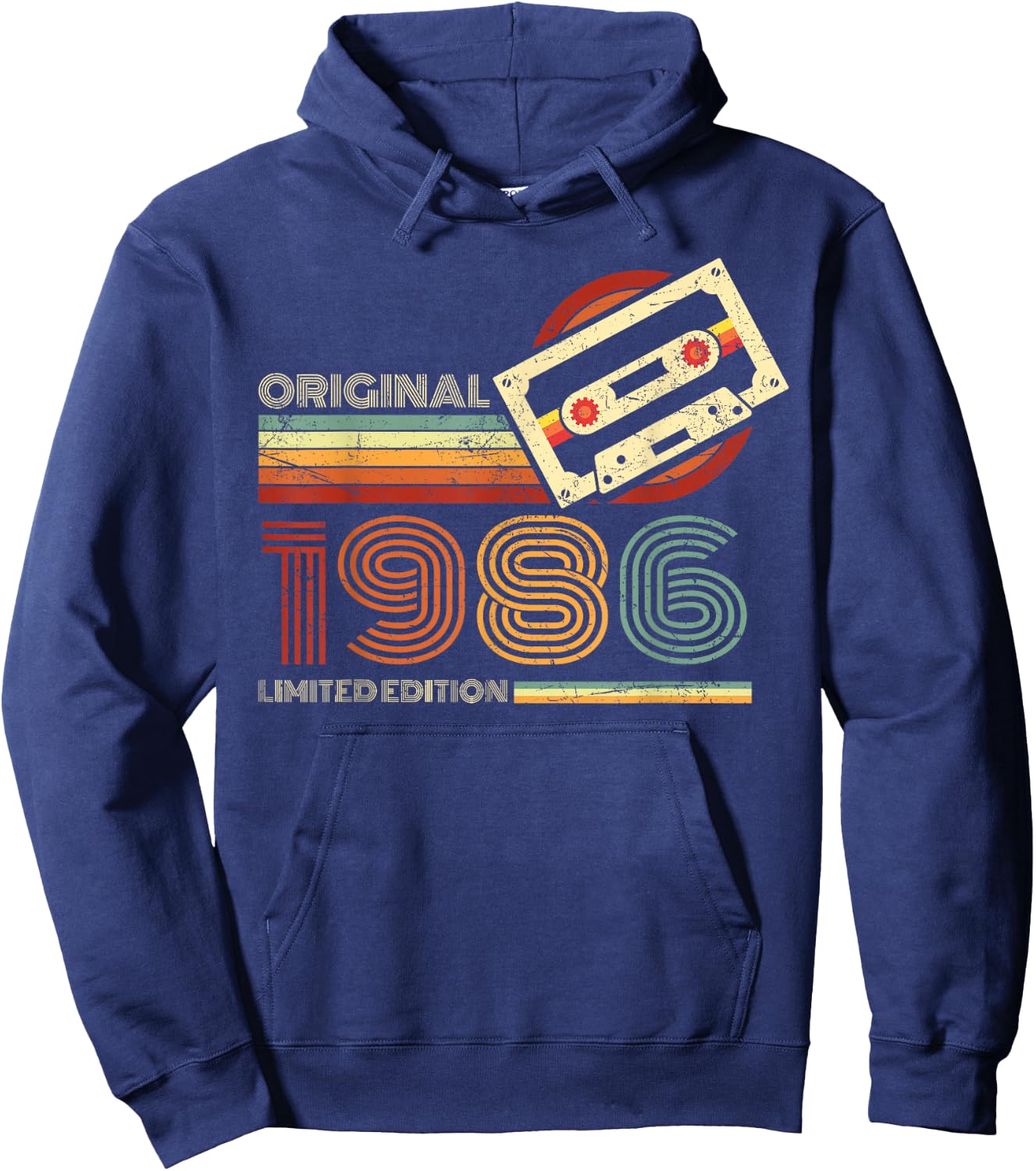 Jahrgang 1986 Retro Geburtstagsshirt zum 40. Geburtstag Hoodie - Hoodie | Navy