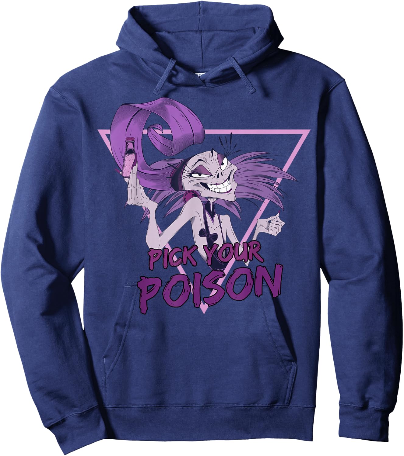Disney Villains Yzma Pick Your Poison Portrait Small Hoodie - Hoodie | Navy