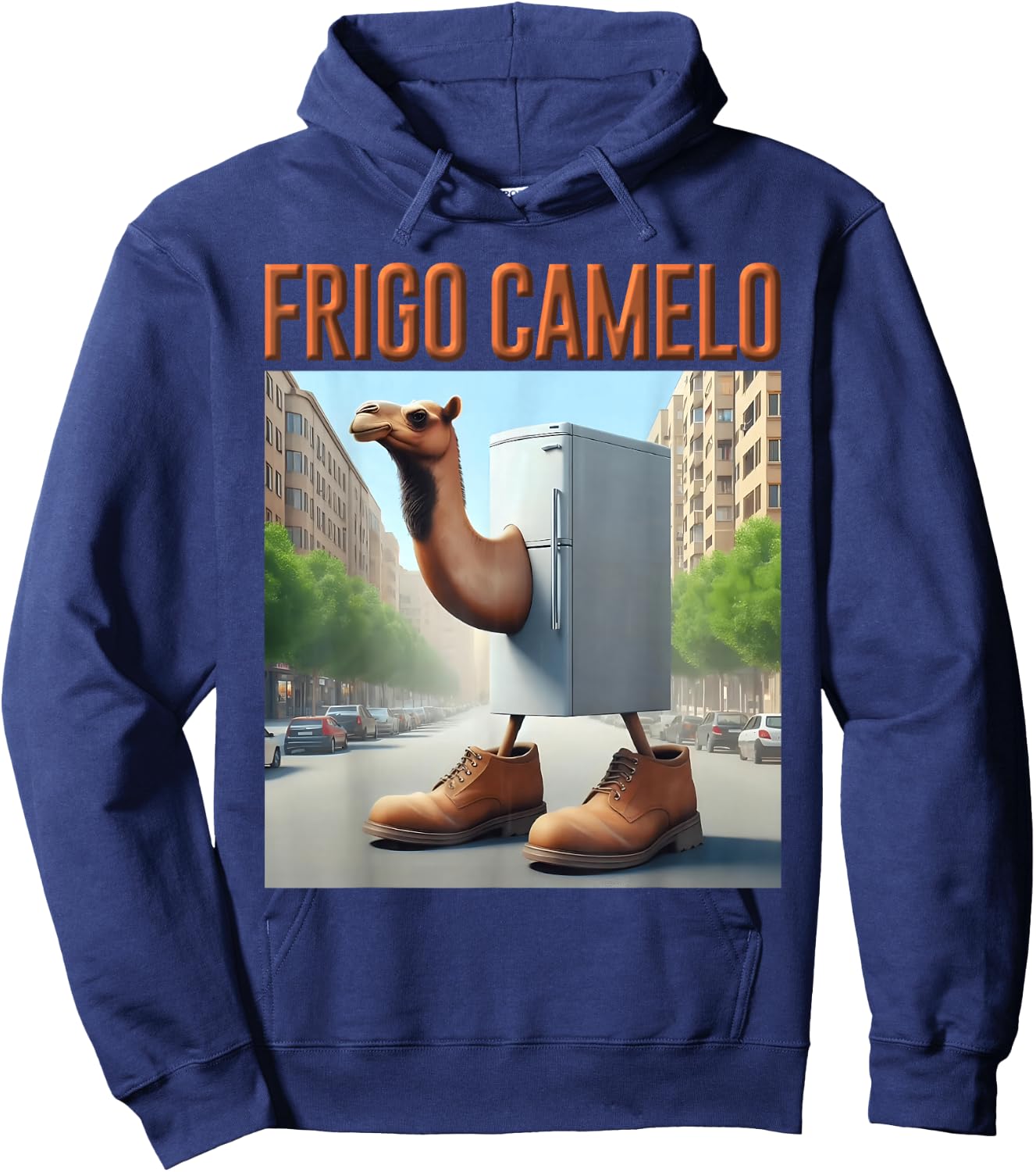 Frigo Camelo Camel AI Monster Italian Brainrot Kids Boys Hoodie - Hoodie | Navy