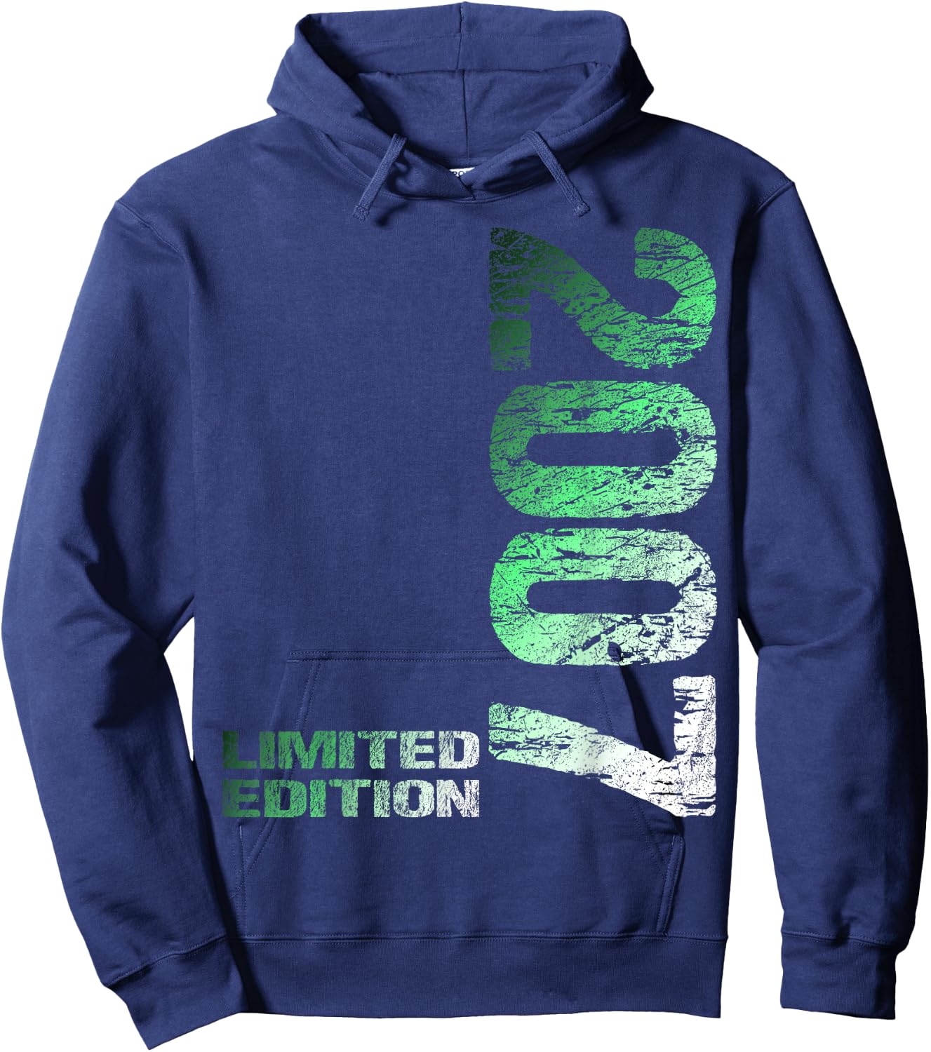 16th Birthday 2007 Limited Edition Boy Girl , black Hoodie - Hoodie | Navy