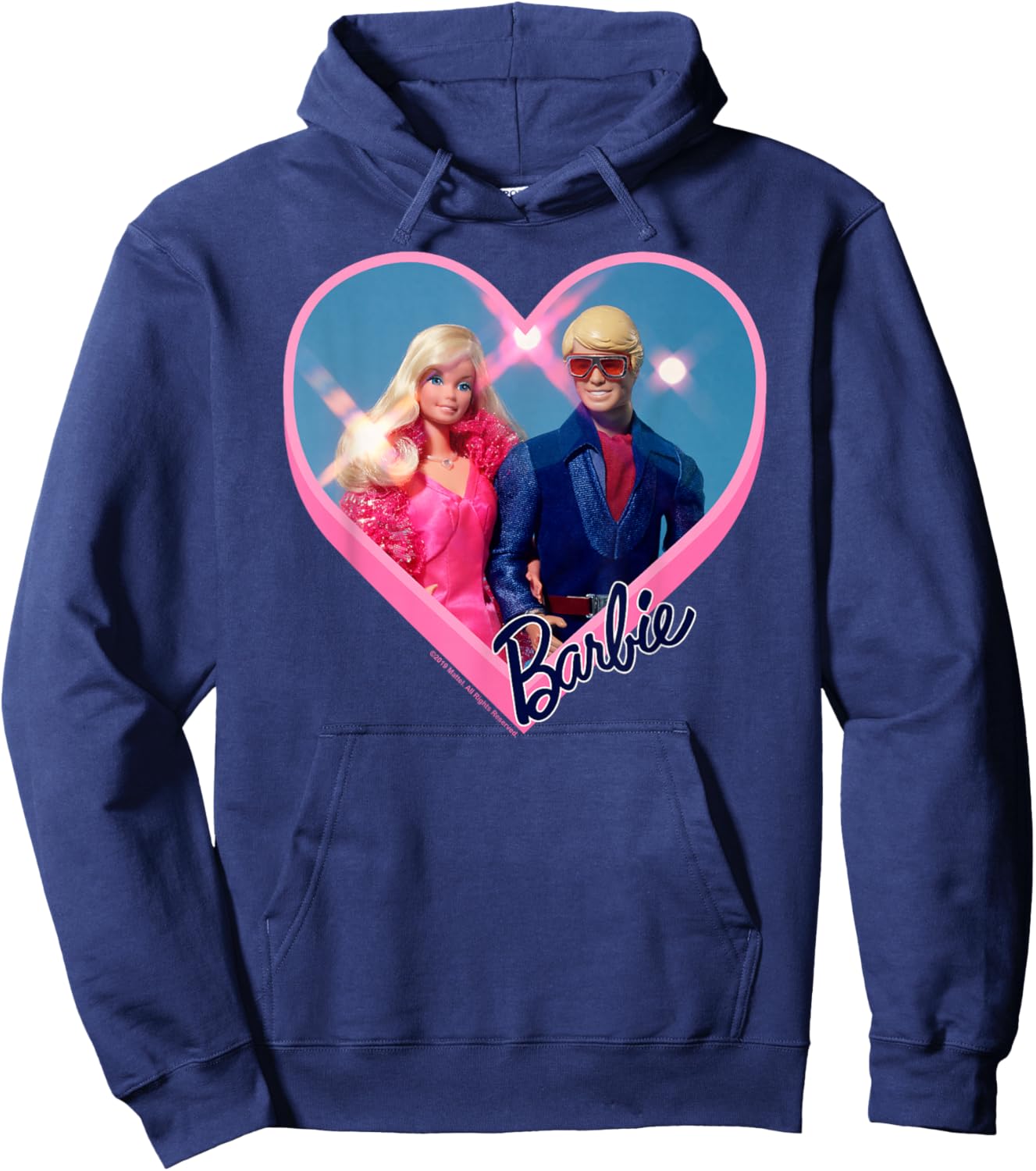Barbie - Ken Heart Hoodie - Hoodie | Navy
