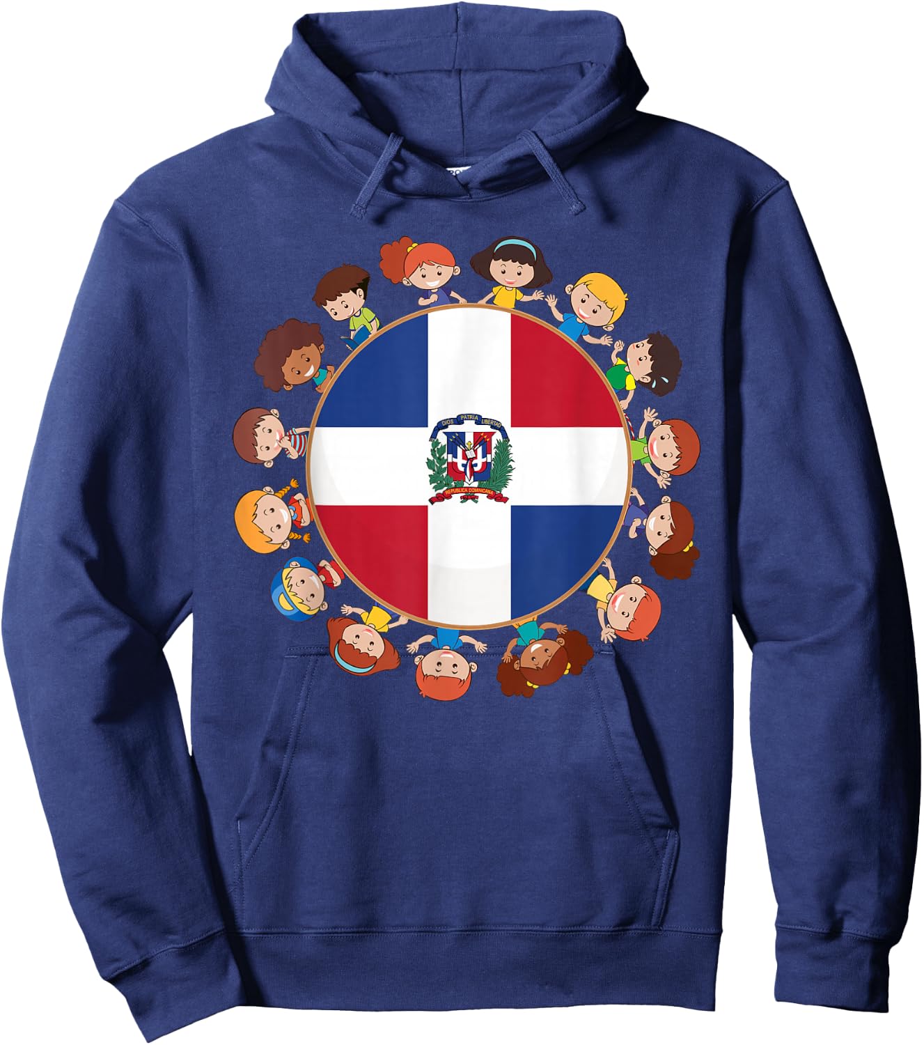 Dominican Republic Hispanic Heritage Month Dominicana Kids Hoodie - Hoodie | Navy