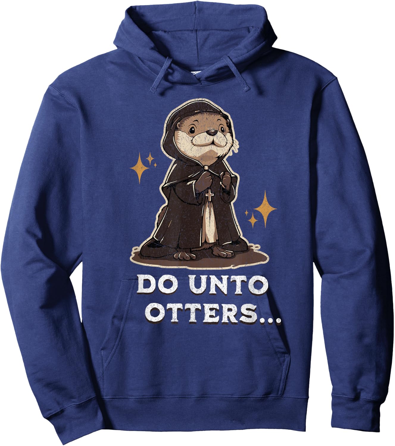 Funny Christian Bible Verse Do Unto Others Otters Hoodie - Hoodie | Navy