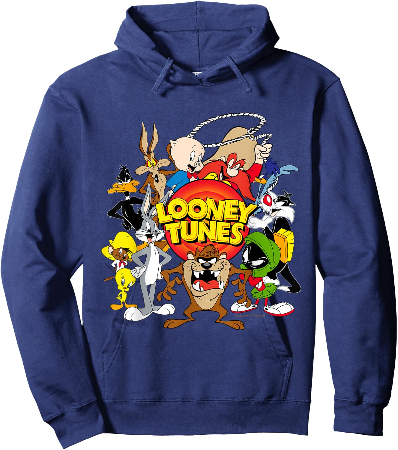 Looney Toons Character Group Small Hoodie - Hoodie | Navy
