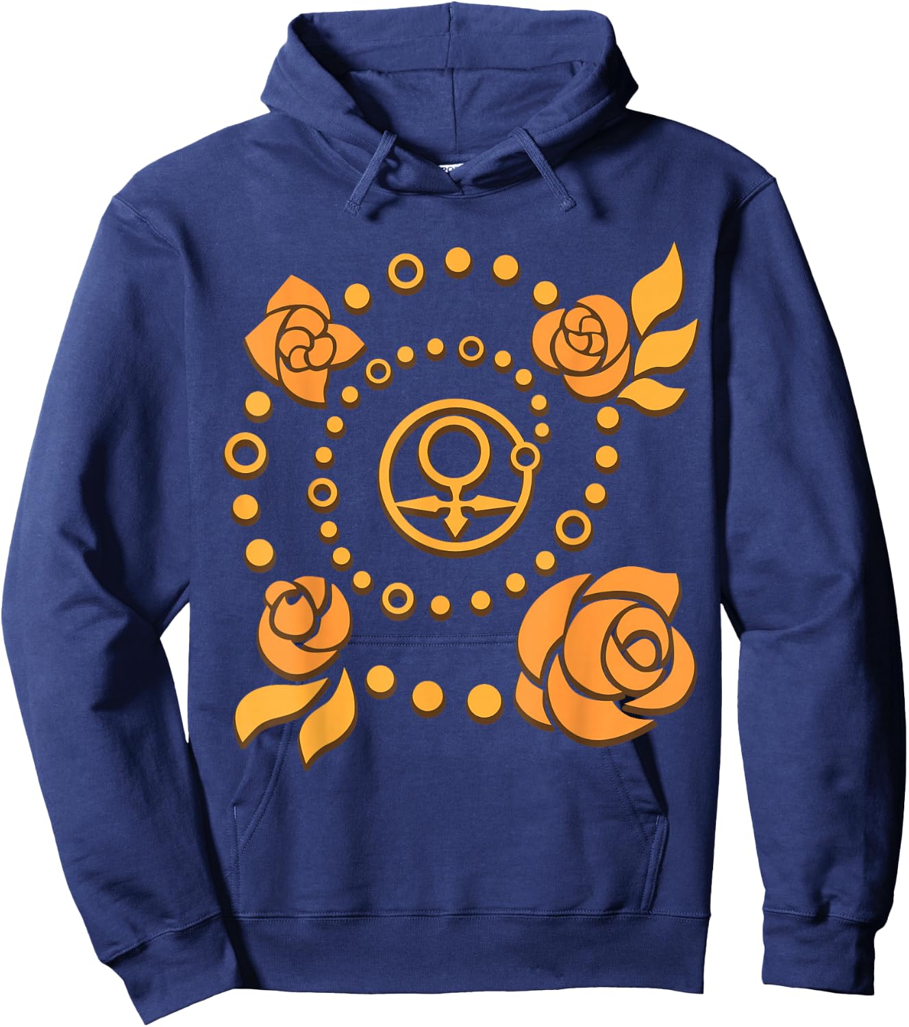 Venus Heart Charm Symbol Kawaii Anime Love Chain Design Hoodie - Hoodie | Navy