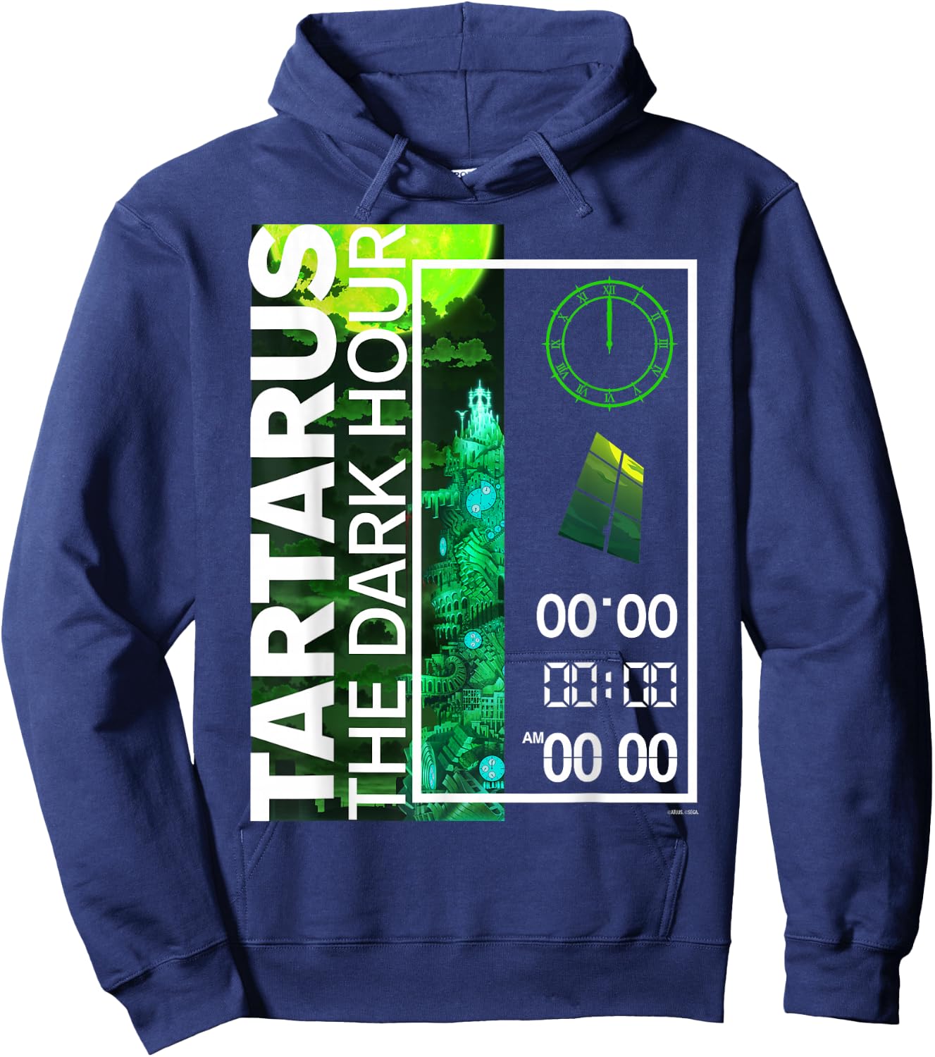 ATLUS Persona 3 Reload: Tartarus Dark Hour Hoodie - Hoodie | Navy
