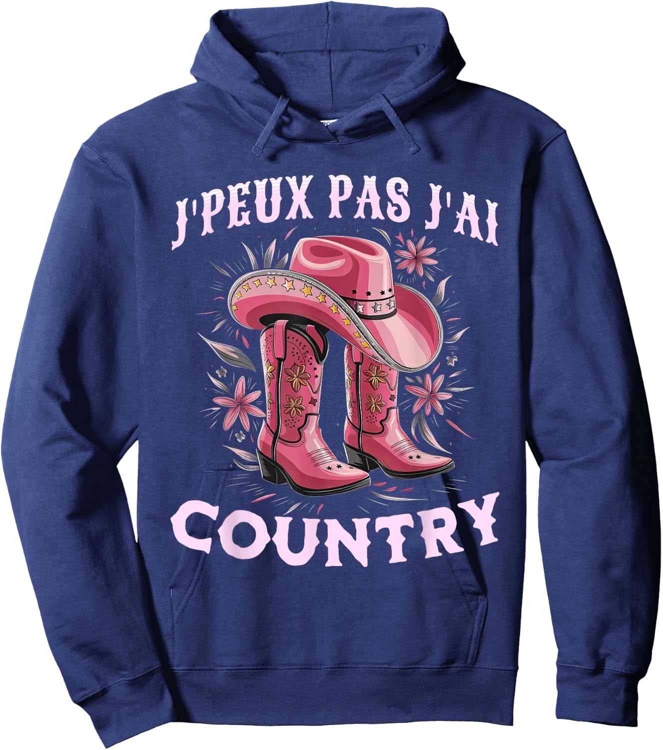 Women's Country Humour Dance Country Western Hoodie - Hoodie | Navy