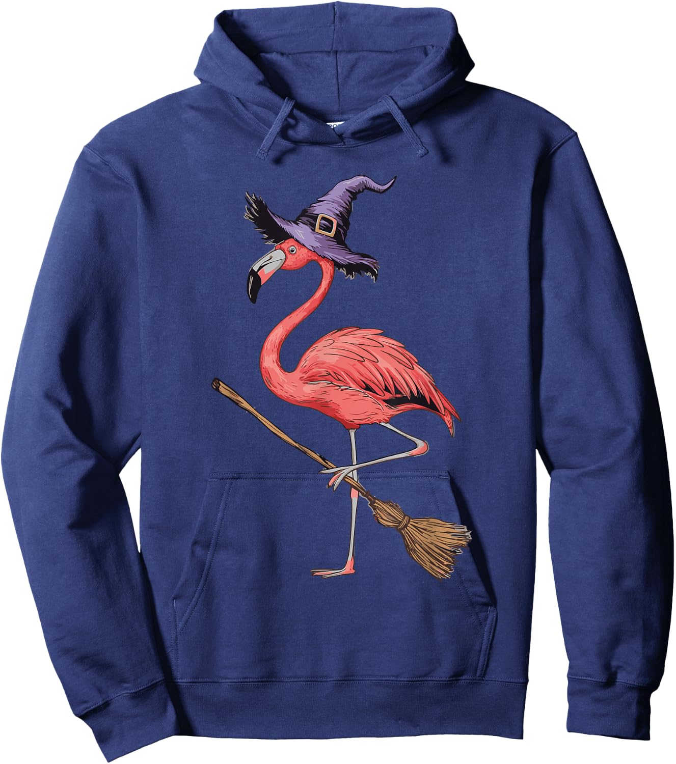 Flamingo Witch Hoodie - Hoodie | Navy