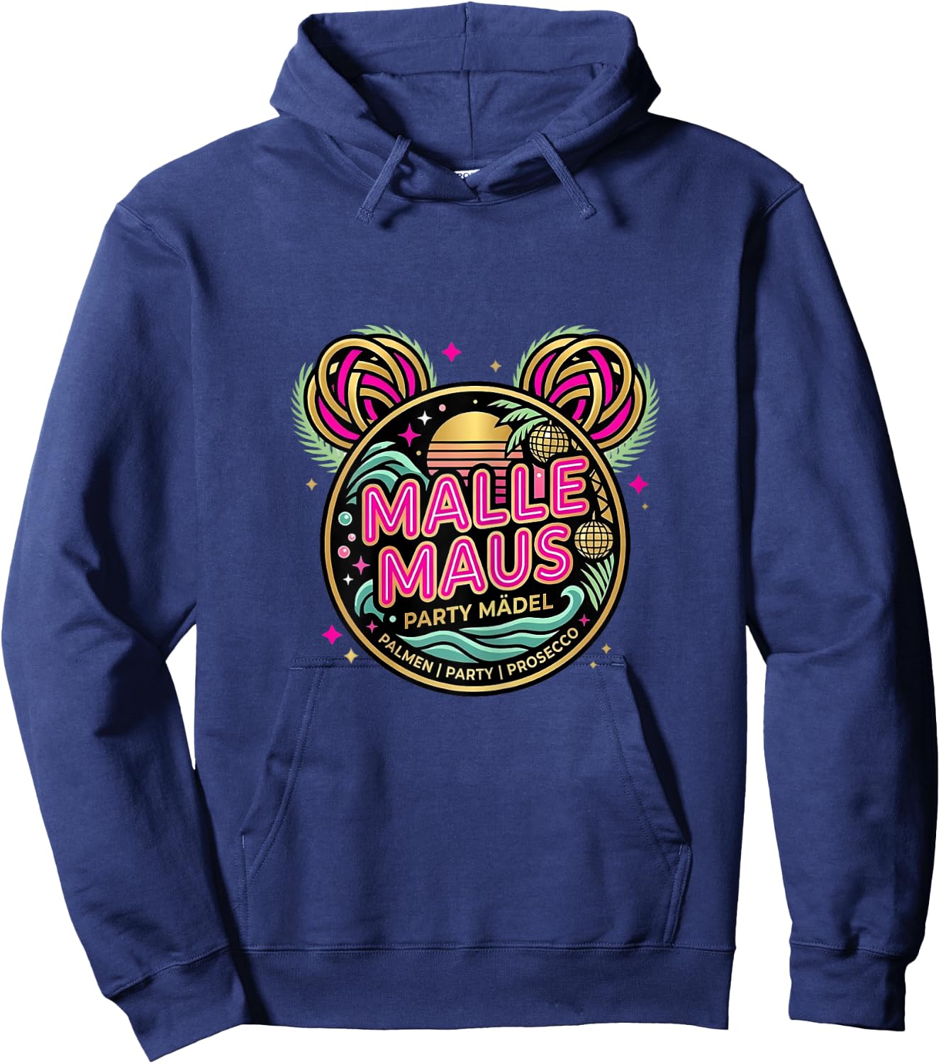 Malle Maus - Frauen Party Mallorca Outfit Hoodie - Hoodie | Navy