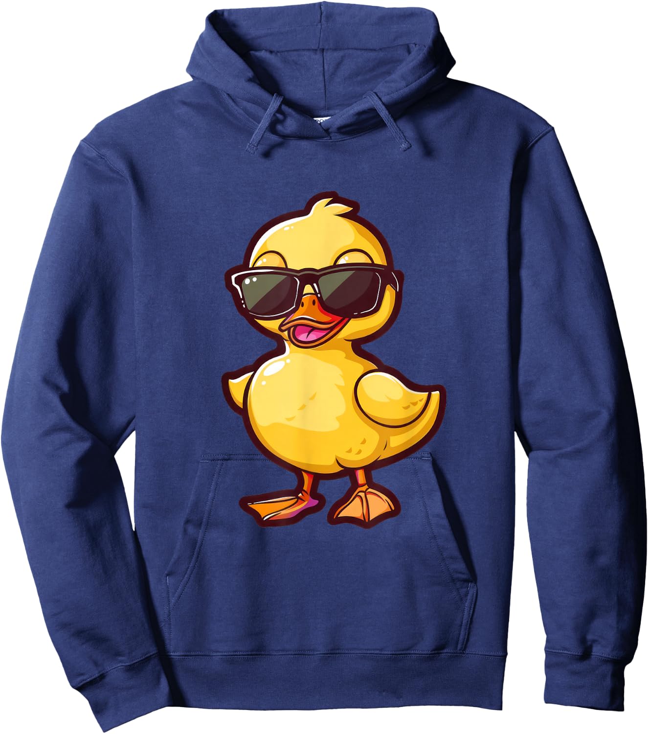 Funny Duck Sunglasses Hoodie - Hoodie | Navy