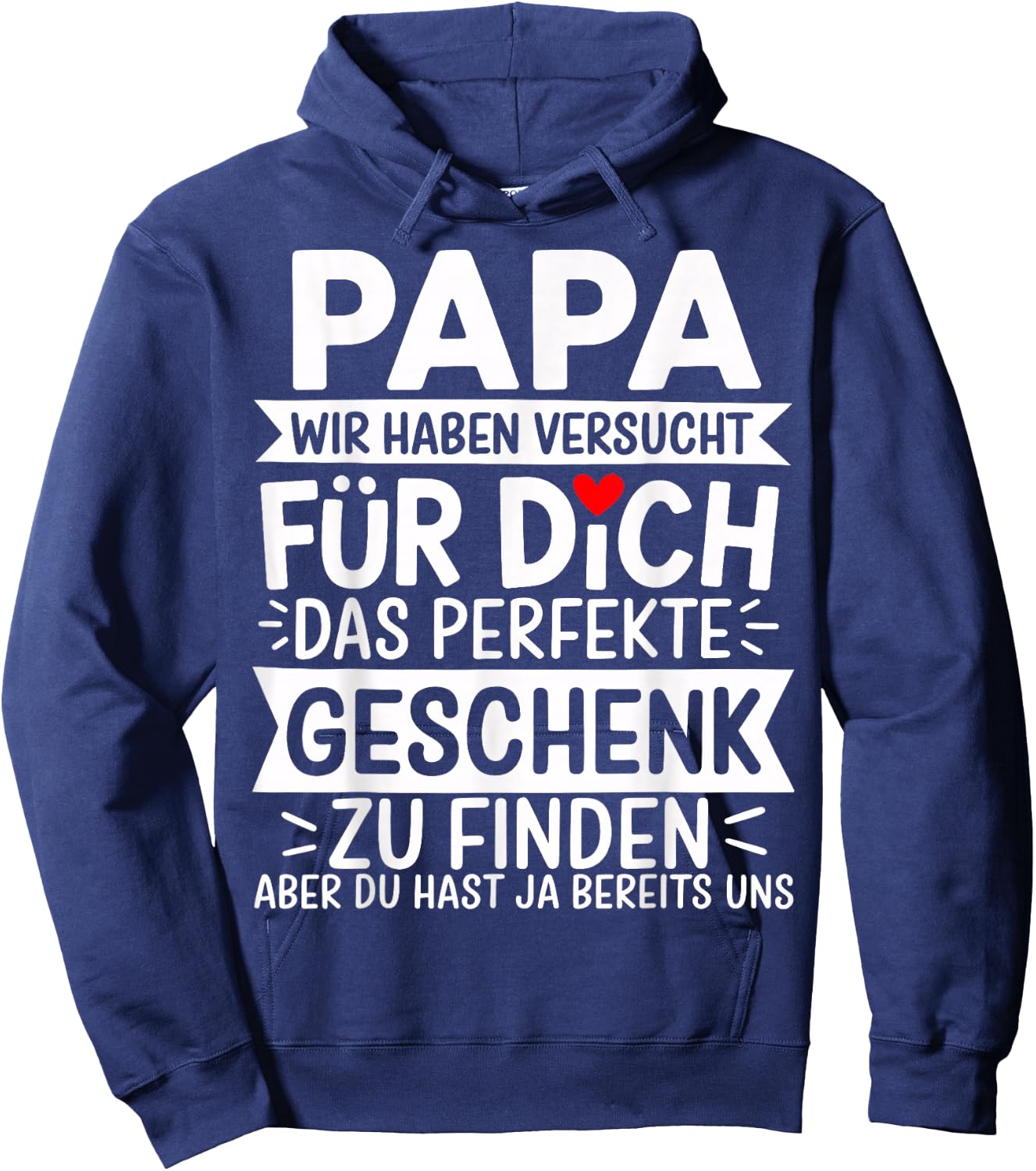 Dad Gift Birthday Funny Father's Day Christmas Dad , black Hoodie - Hoodie | Navy