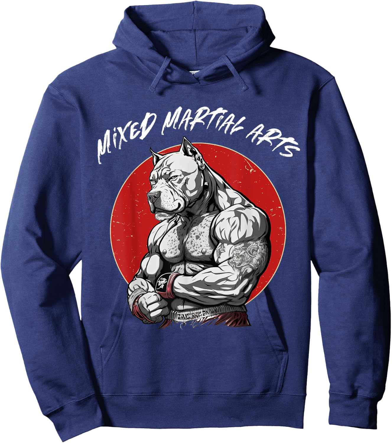 Mixed Martial Arts - Cage Fighter Free Fighting Hoodie - Hoodie | Navy