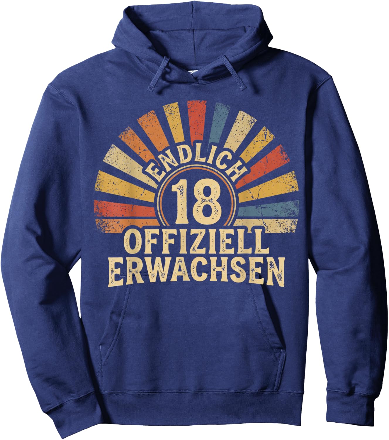 18ter Endlich 18 Jahre 18. Geburtstag Mädchen Junge Tochter Hoodie - Hoodie | Navy