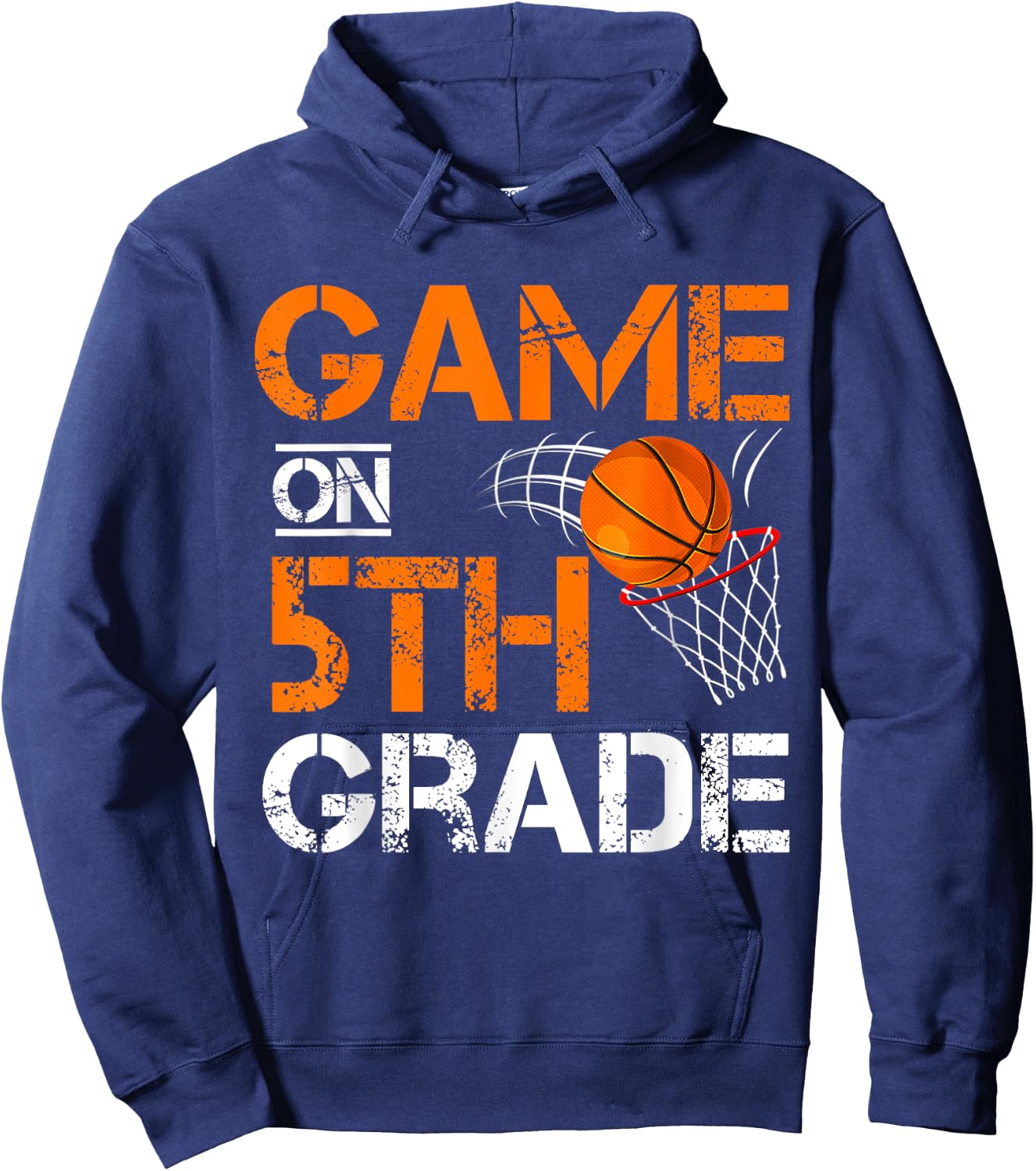 Funny Games On Fifth Grade Basketball First Day Of School Hoodie - Hoodie | Navy