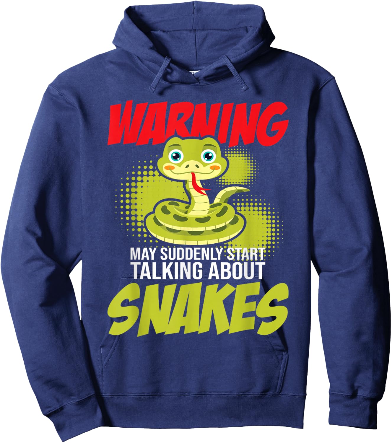 I May Start Talking About Snakes - Snake Lover Zoo Zookeeper Hoodie - Hoodie | Navy