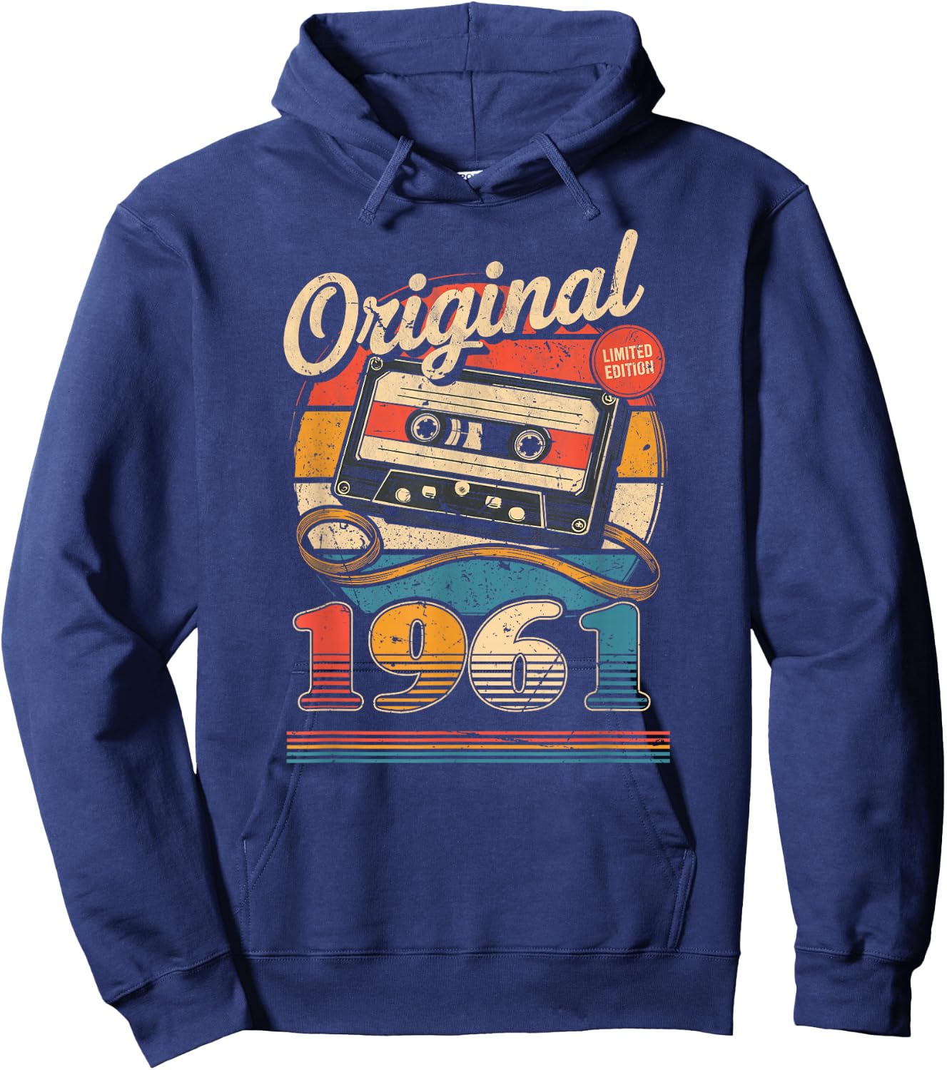 Original 1961 Vintage Birthday 64 Years Women Hoodie - Hoodie | Navy