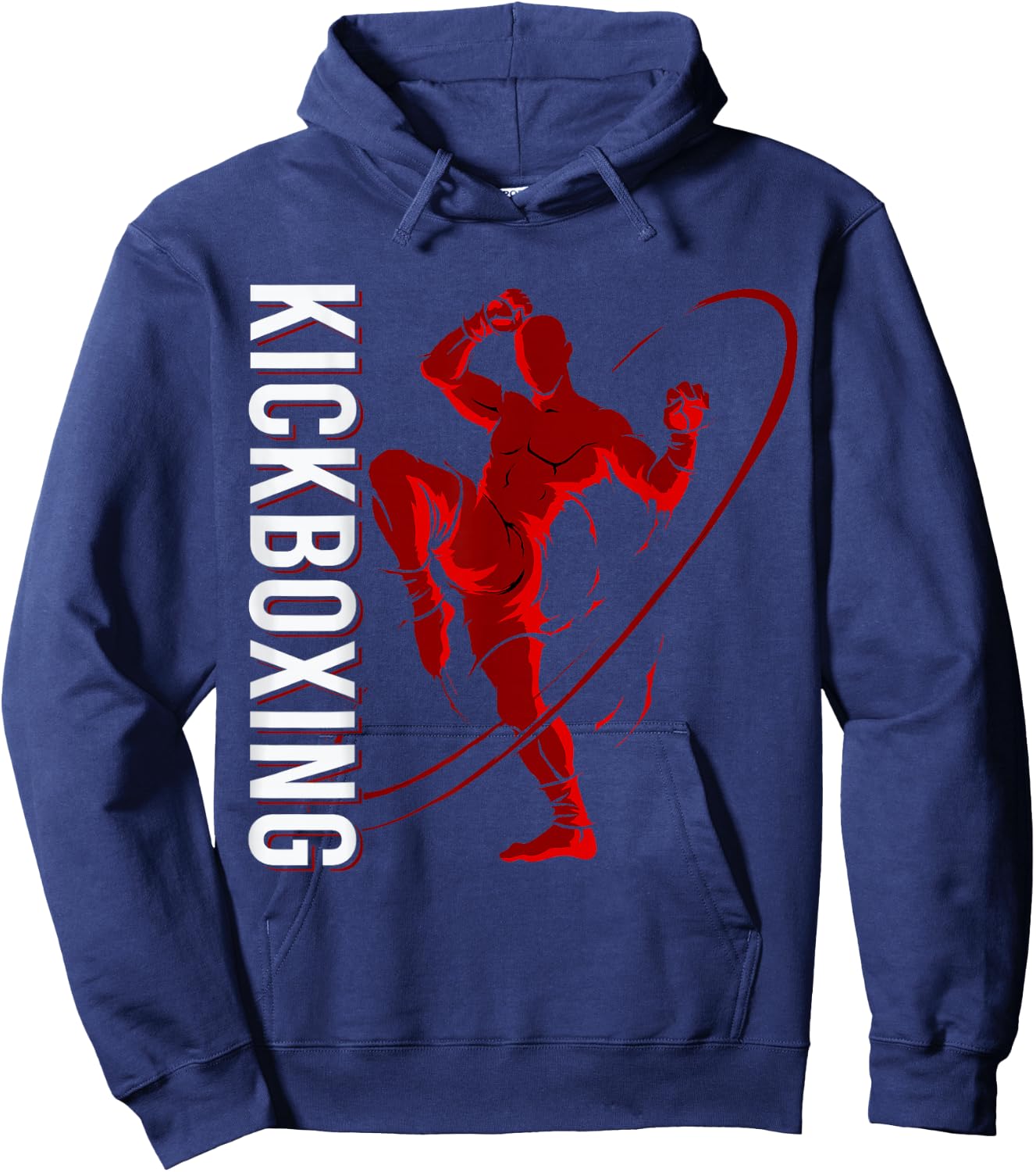 Kickboxer Martial Arts Kickboxing , black Hoodie - Hoodie | Navy