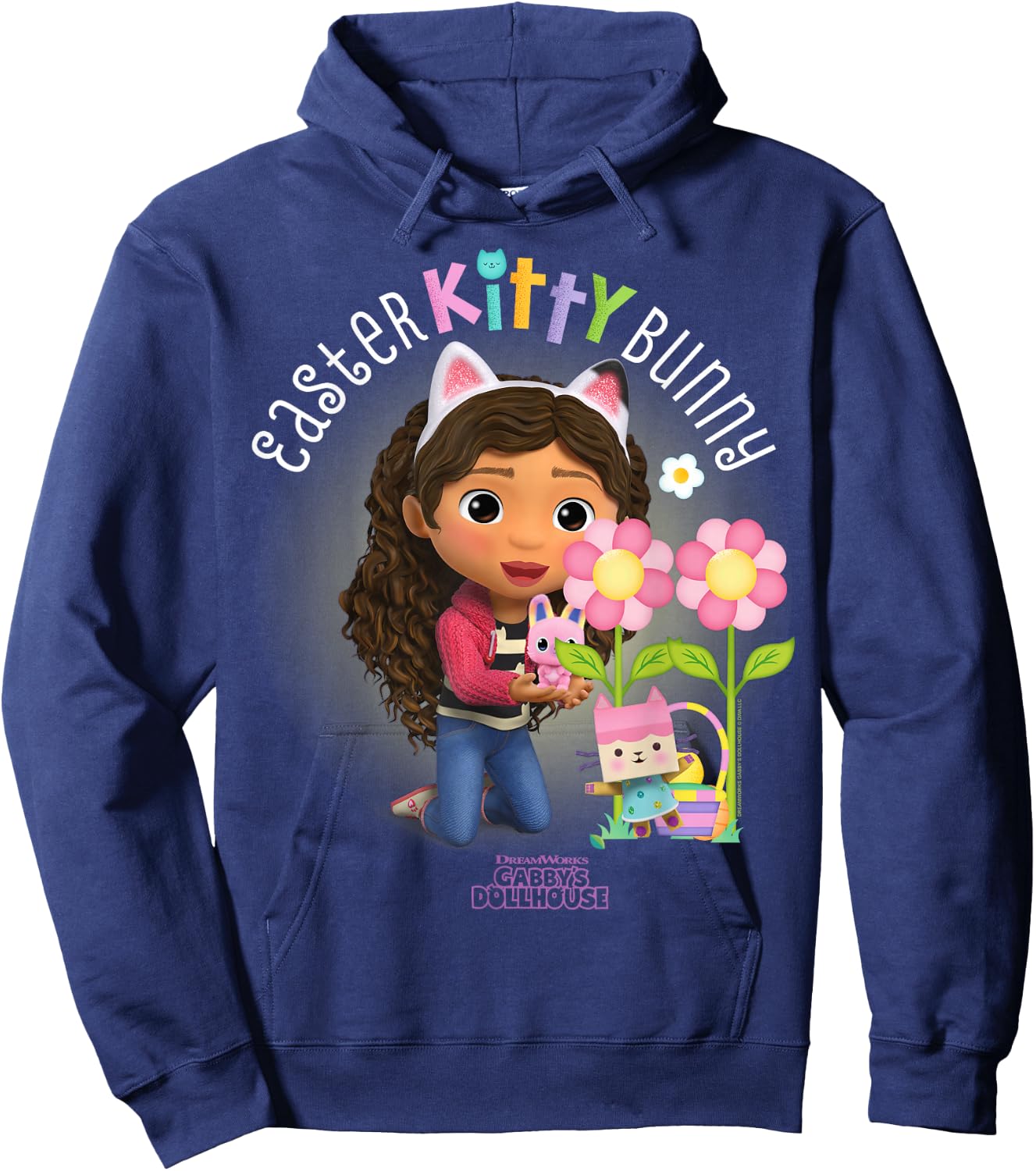 DreamWorks Gabby's Dollhouse Easter Kitty Bunny Hoodie - Hoodie | Navy