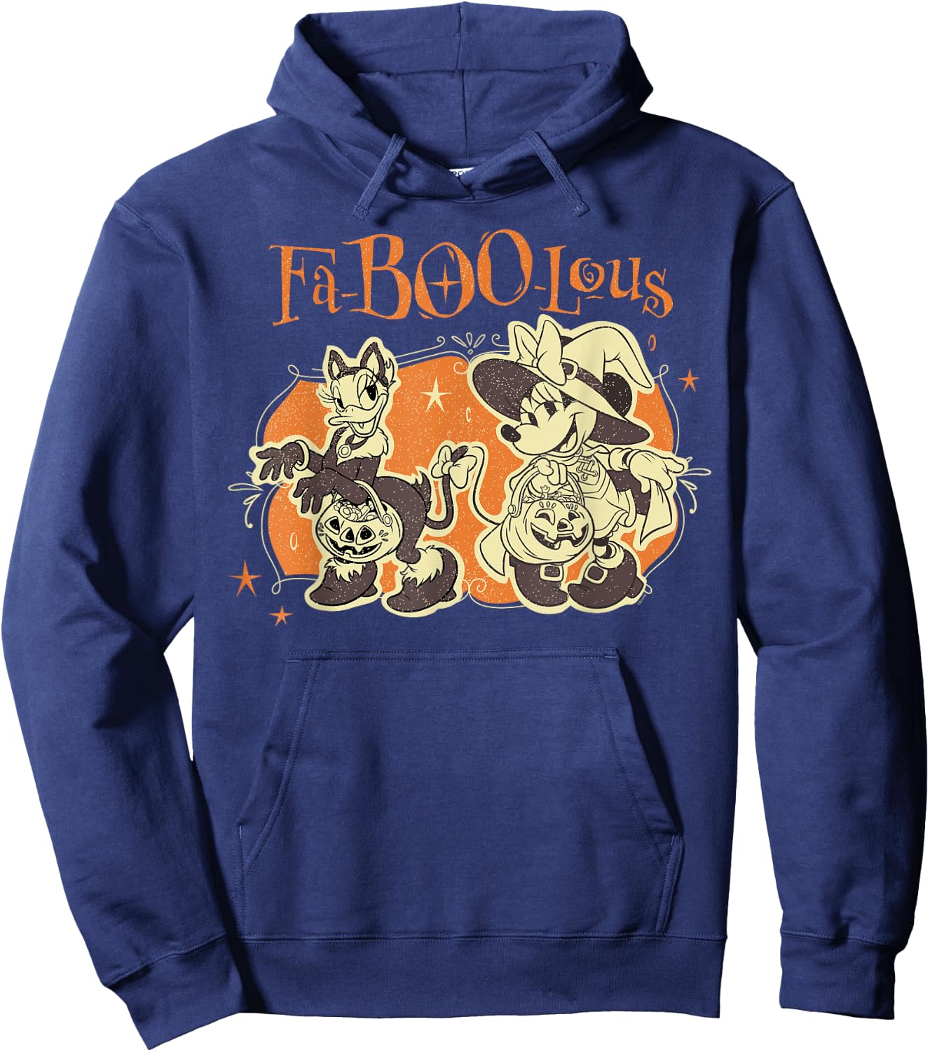 Disney Minnie Mouse & Daisy Duck FA-Boo-lous Halloween BFFs Hoodie - Hoodie | Navy