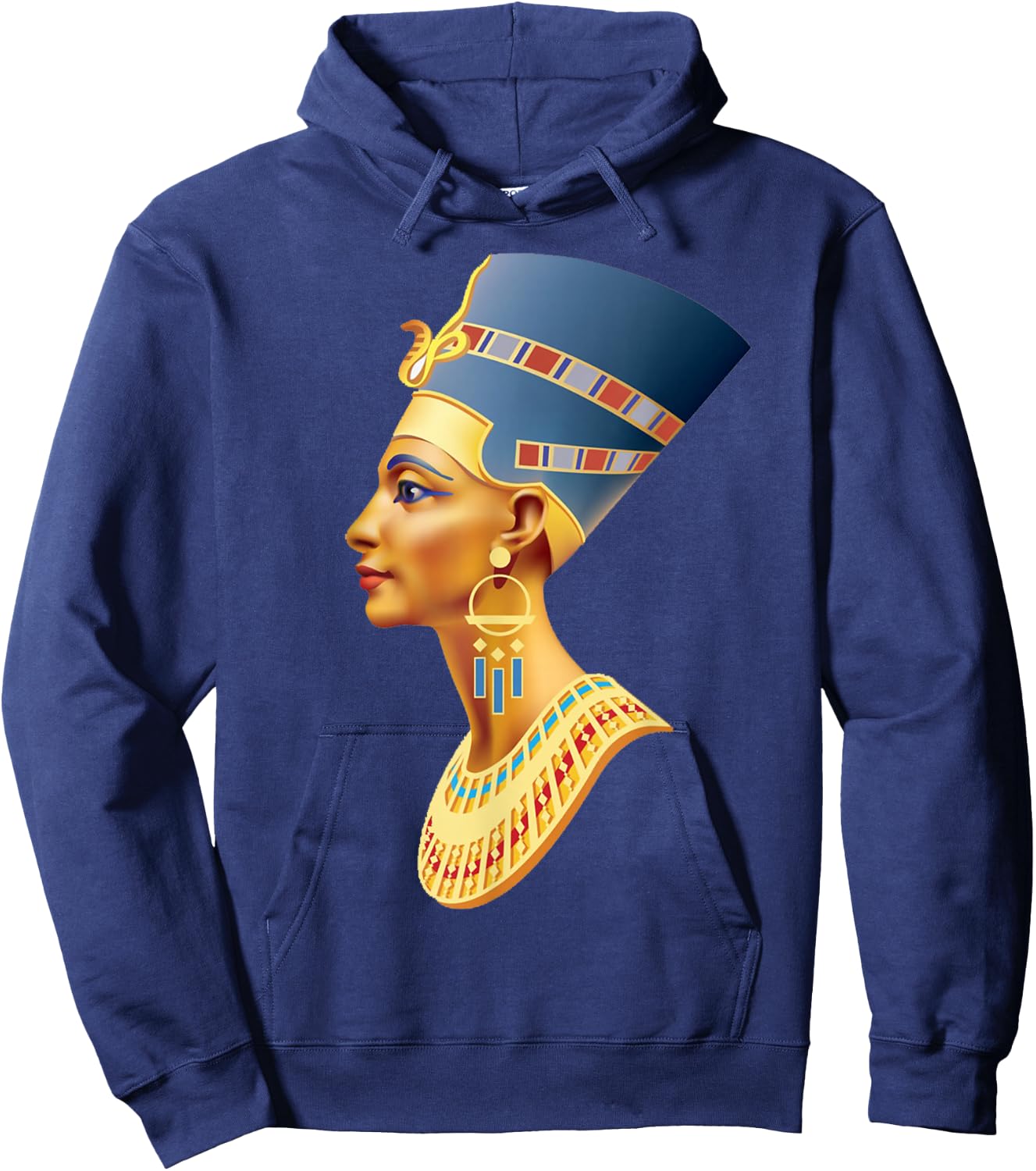 Egyptian Queen Nefertiti Hoodie - Hoodie | Navy