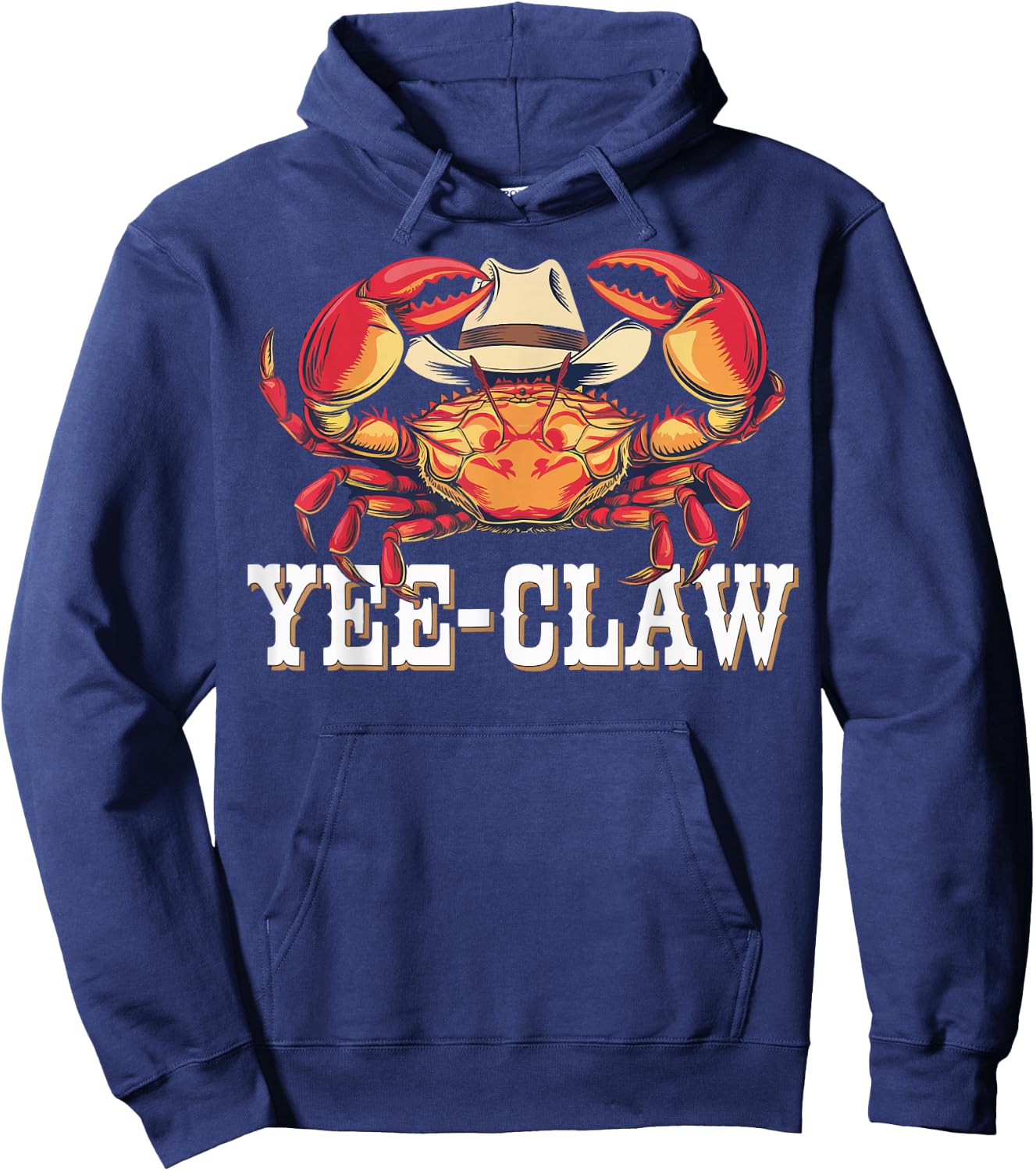 Yee-claw Crab Hoodie - Hoodie | Navy