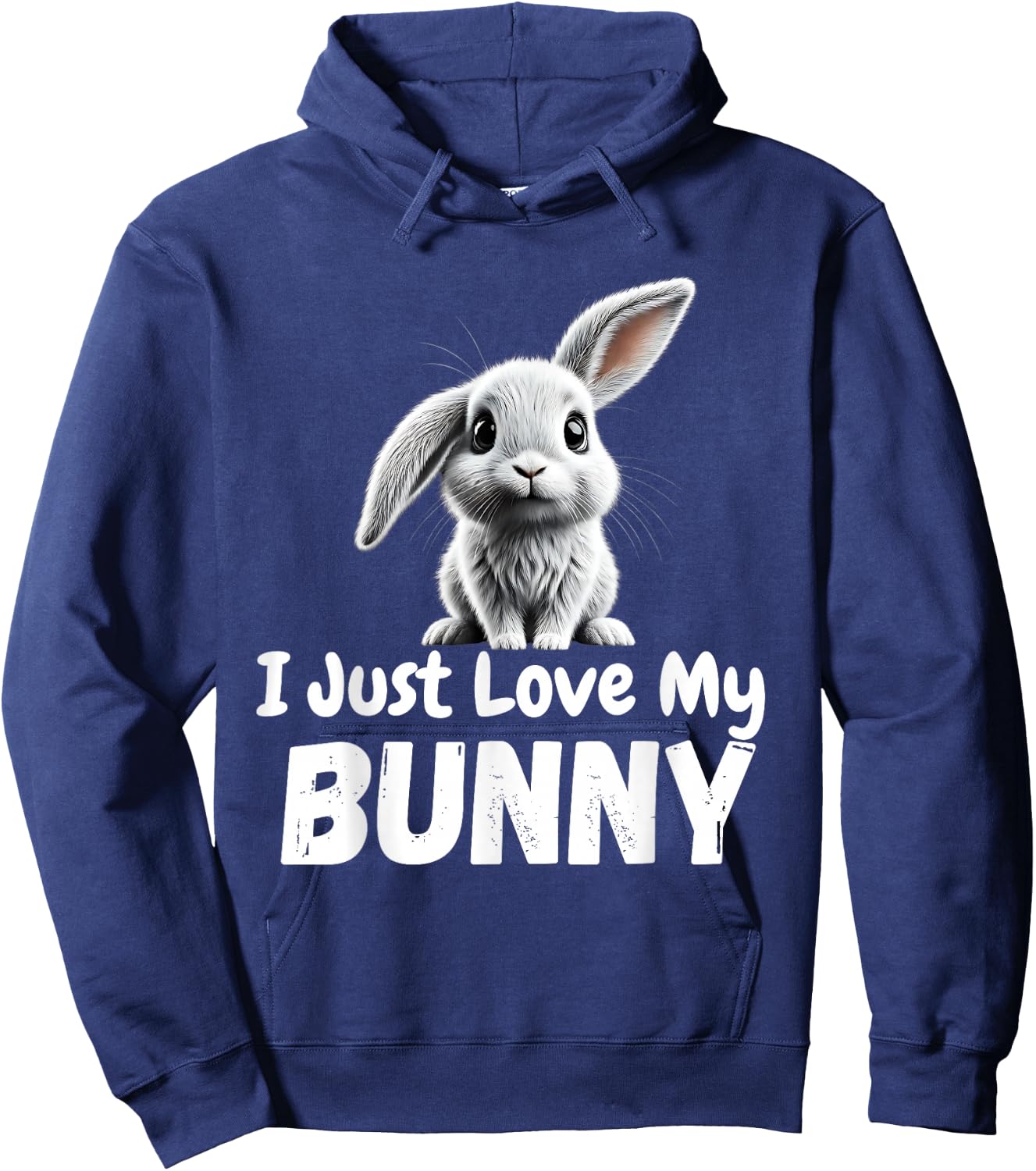 I Just Love My Bunny Hoodie - Hoodie | Navy