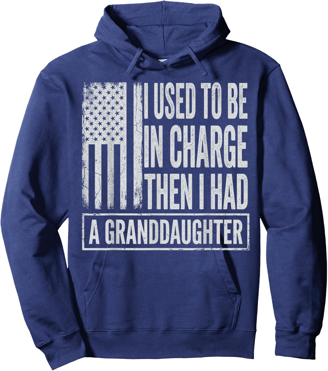 Moi Used to be in Charge Then i had a Granddaughter Hoodie - Hoodie | Navy