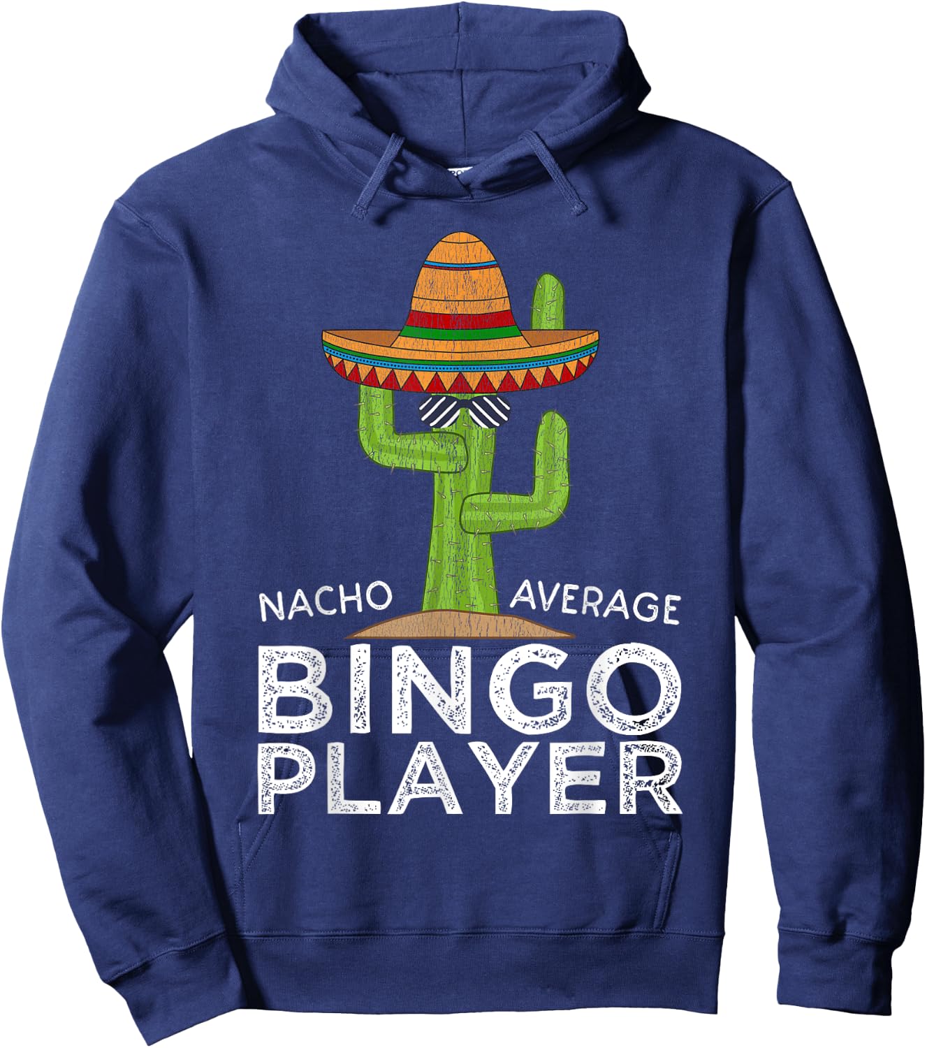 Fun Hilarious Bingo Lover Humor Saying | Funny Bingo Player Hoodie - Hoodie | Navy