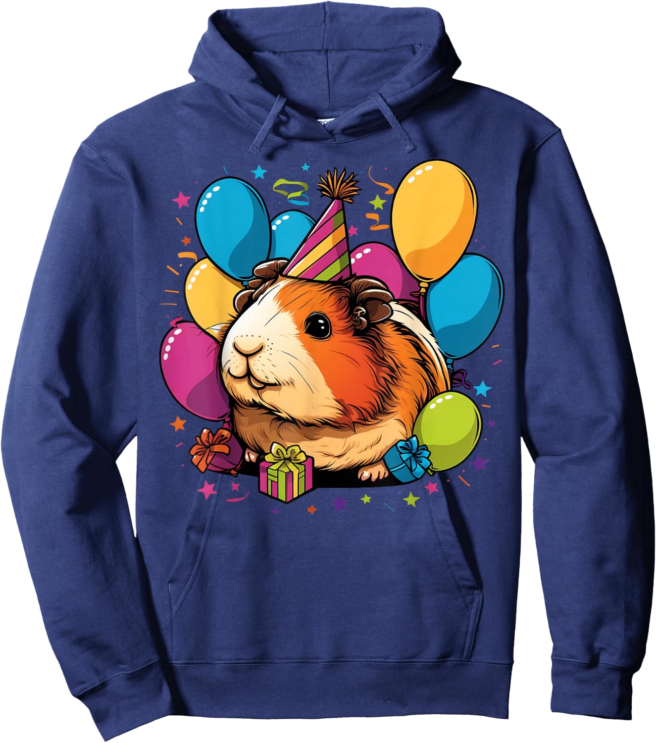 Celebration Guinea Pig Event Birthday Party Guinea Pig Hoodie - Hoodie | Navy