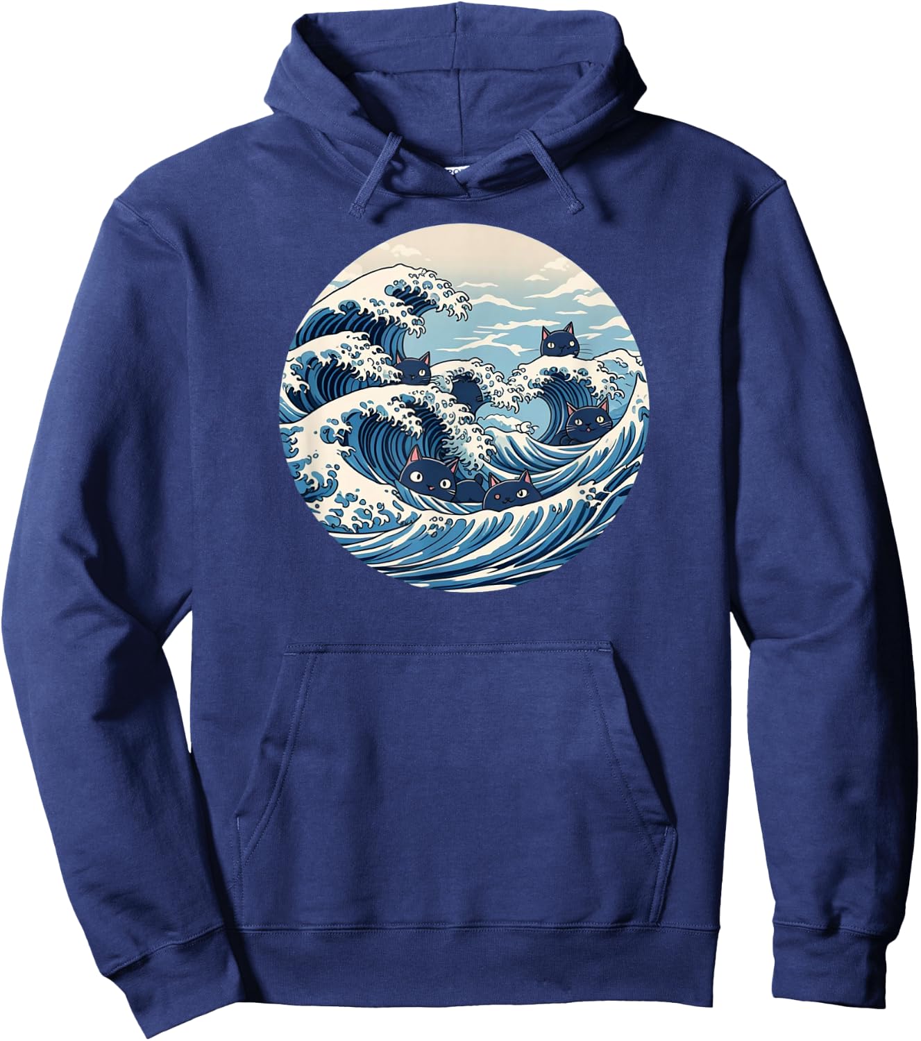 Blue Wave of Cat Ladies for Kamala Hoodie - Hoodie | Navy