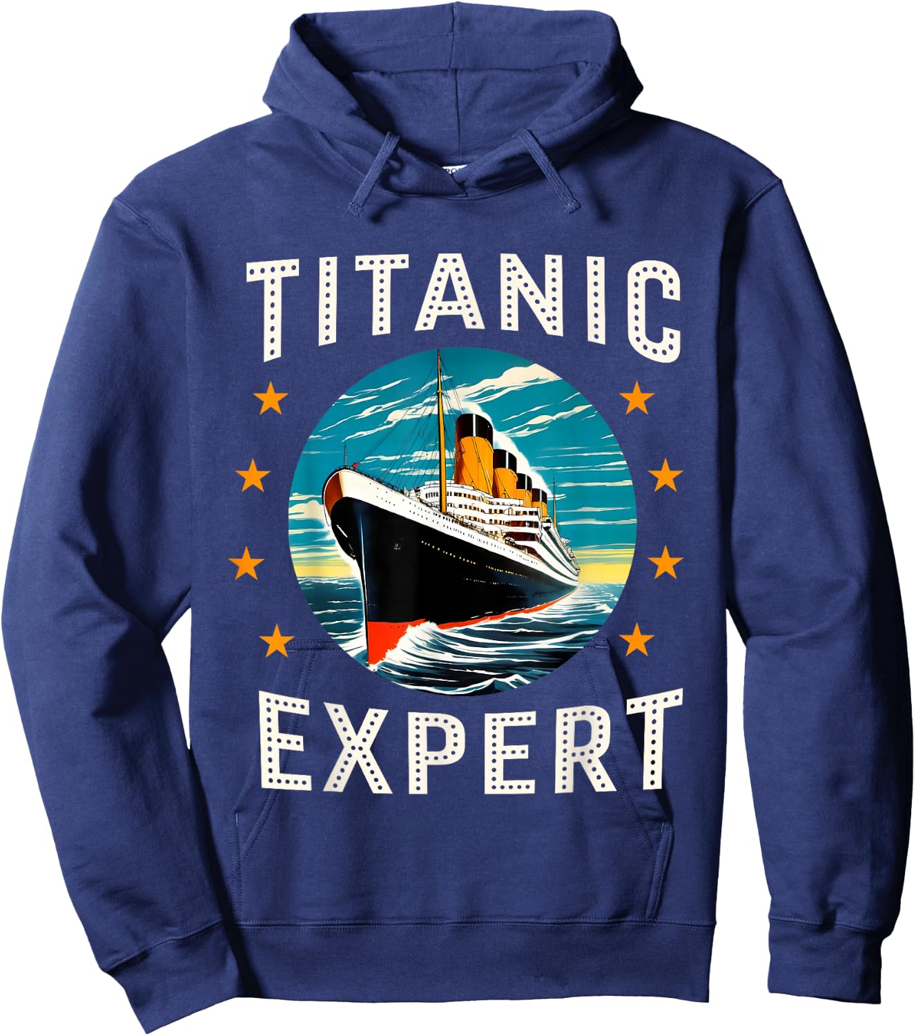 Titanic Expert Funny RMS Titanic Birthday Merch Kids Boys , Black, S Hoodie - Hoodie | Navy