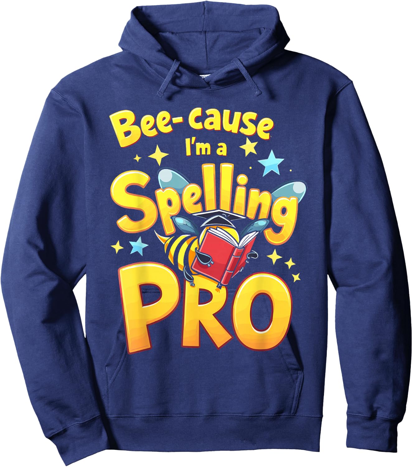 Spelling Bee Humour Spelling Champion Word Nerd Spelling Hoodie - Hoodie | Navy