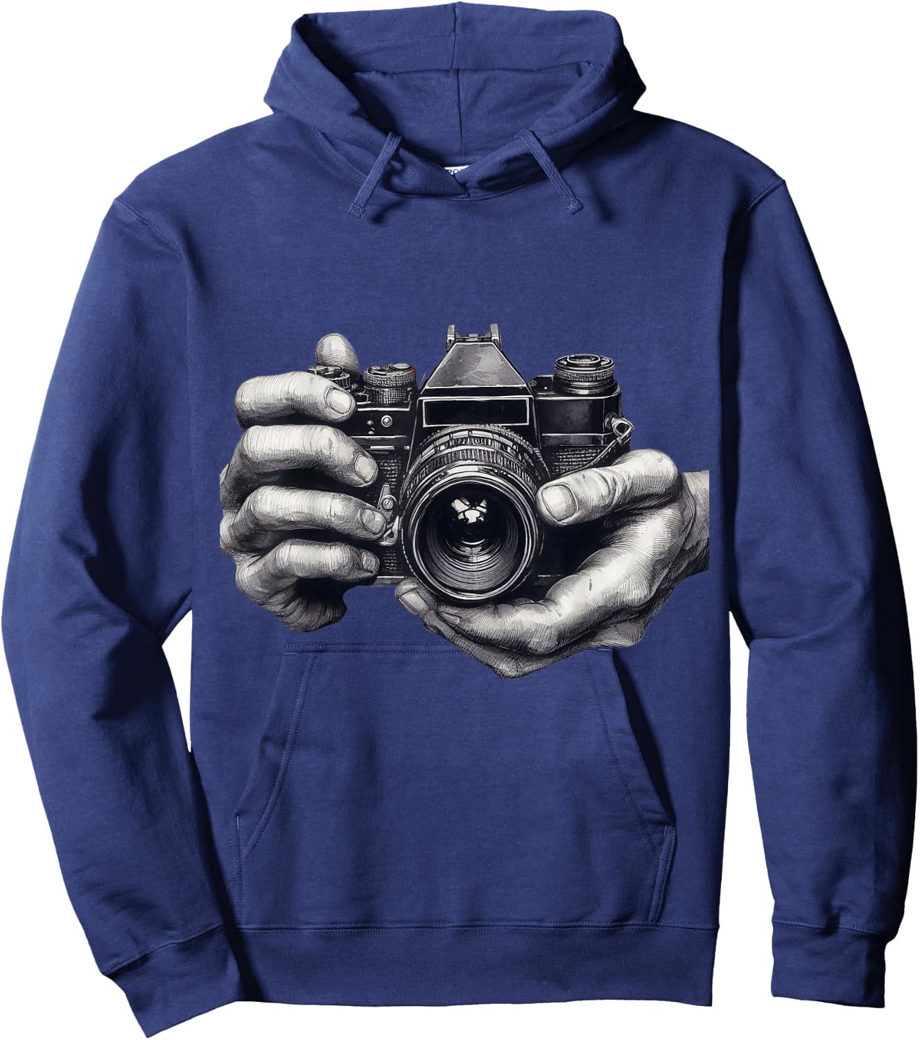 Analog Camera SLR Art Photographer Film Vintage , Black, S Hoodie - Hoodie | Navy