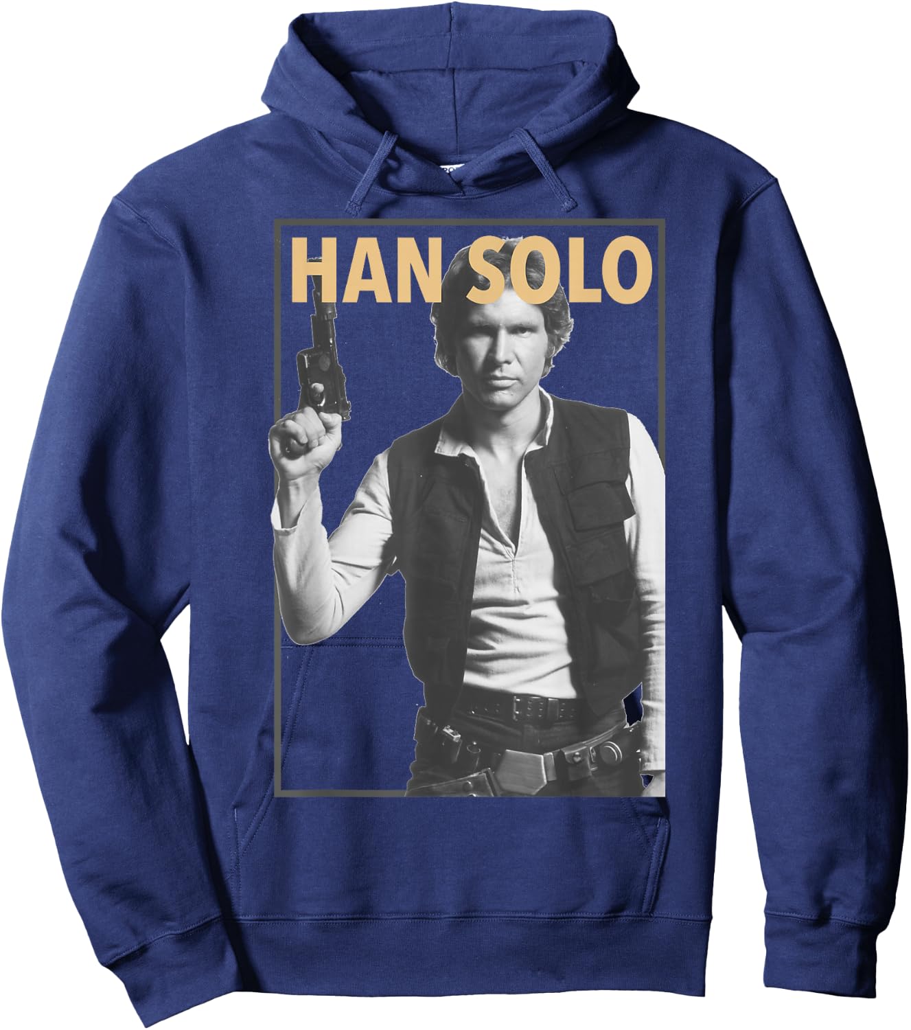 Star Wars Han Solo Faded Poster Hoodie - Hoodie | Navy