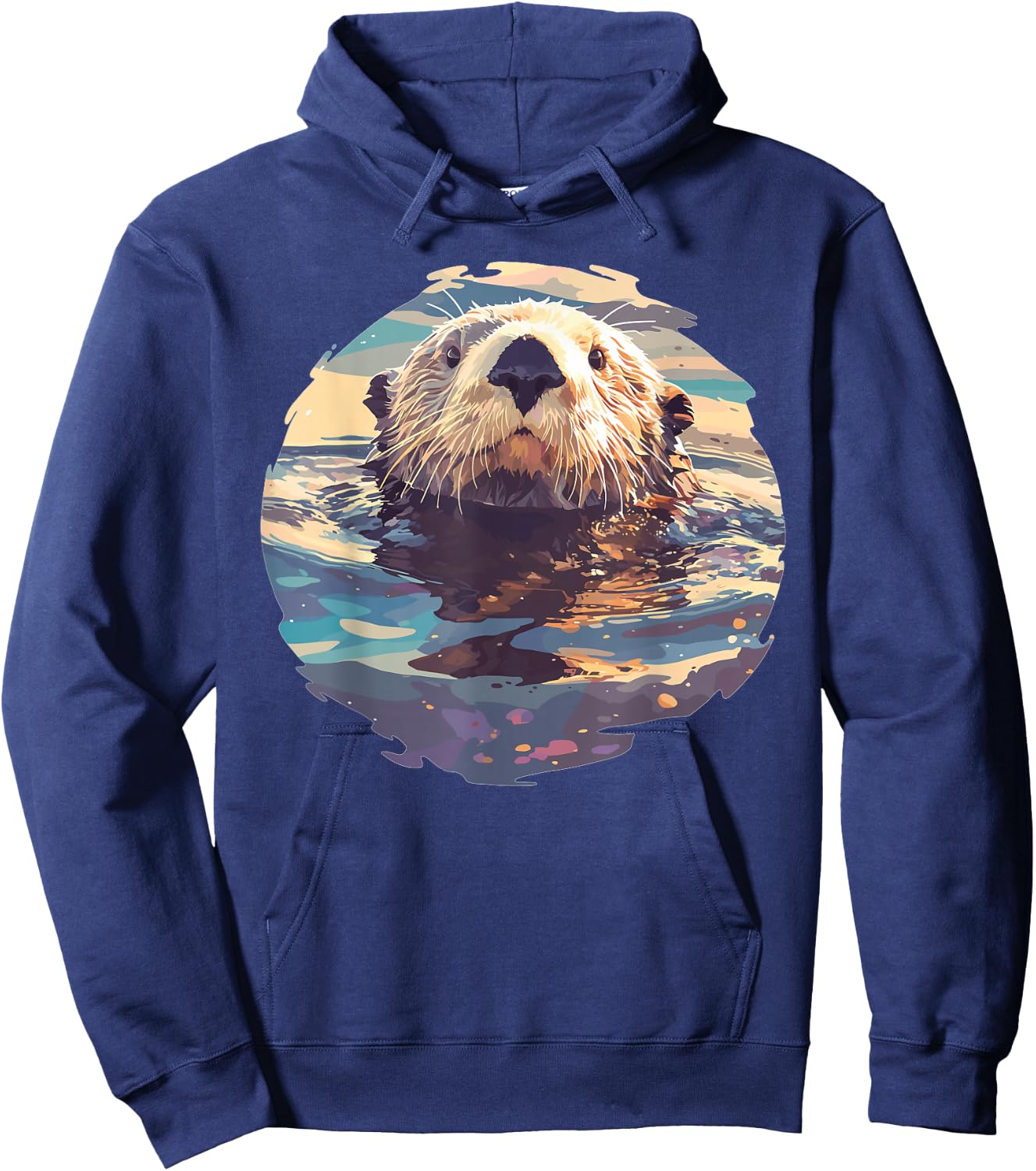 Sea Otters Sea Otter Hoodie - Hoodie | Navy
