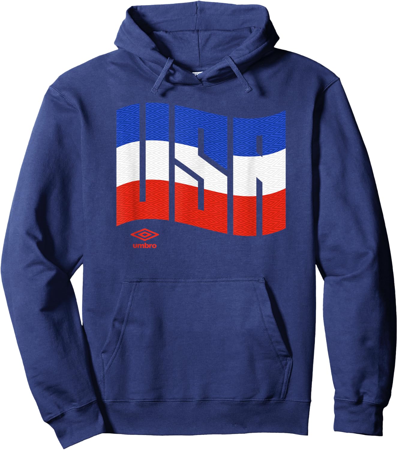 Umbro International Soccer Wavy USA Logo Hoodie - Hoodie | Navy