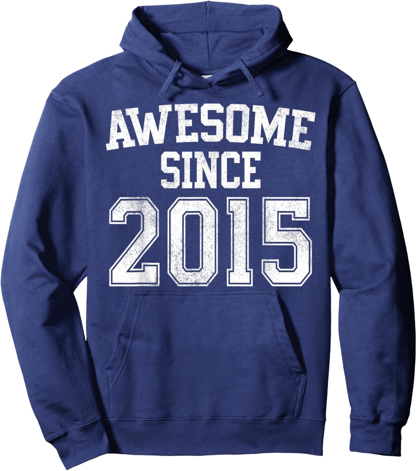 Awesome Since 2015 Gifts 11th Birthday 11 Year Old Boy Girl Hoodie - Hoodie | Navy