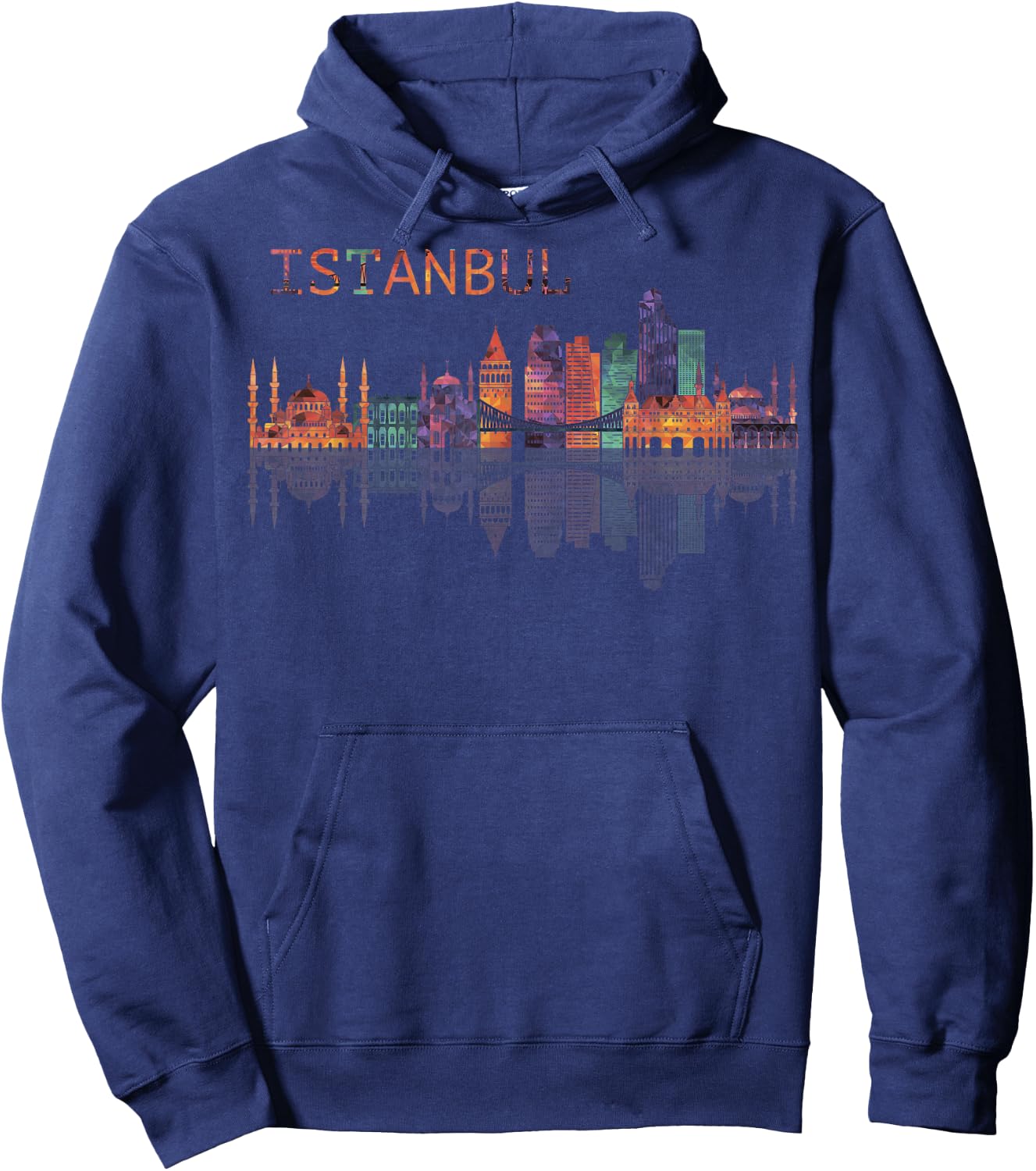 Travel Europe Asia Istanbul Turkey Turkish Beach Vacation Hoodie - Hoodie | Navy