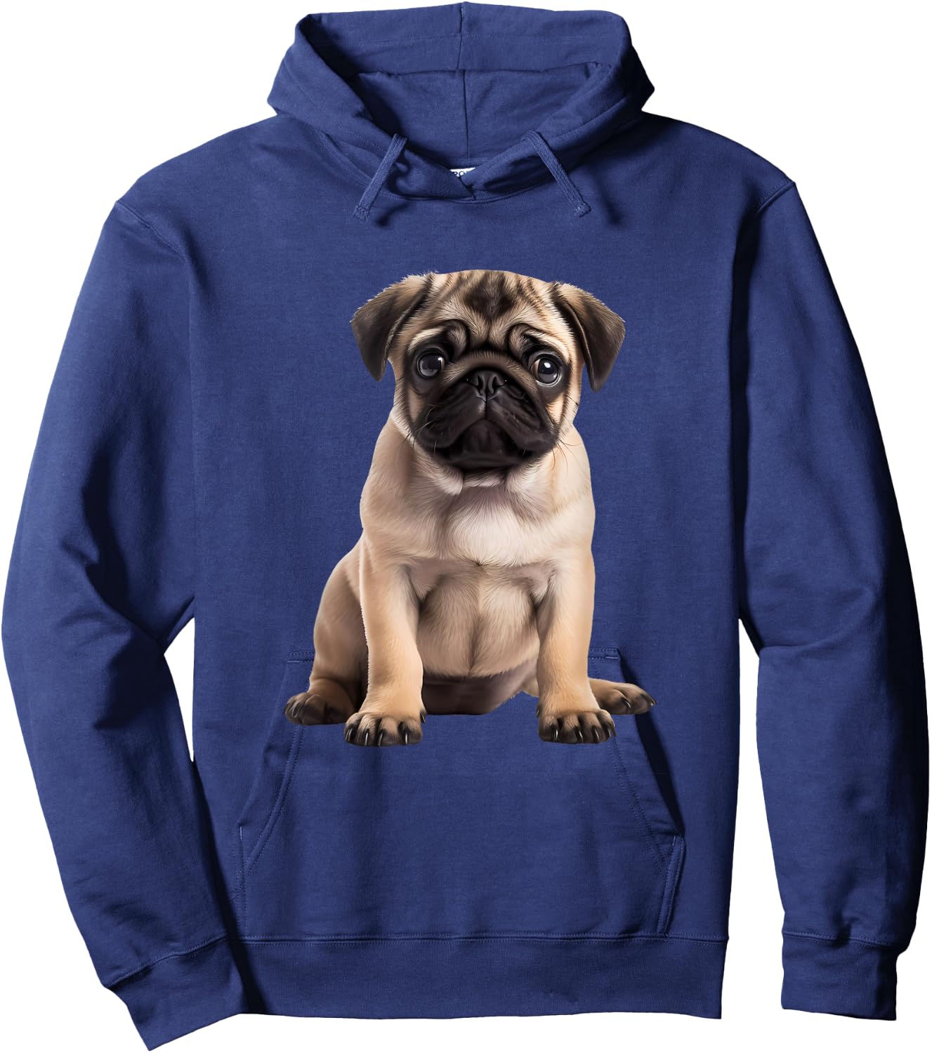 Pug Hoodie - Hoodie | Navy