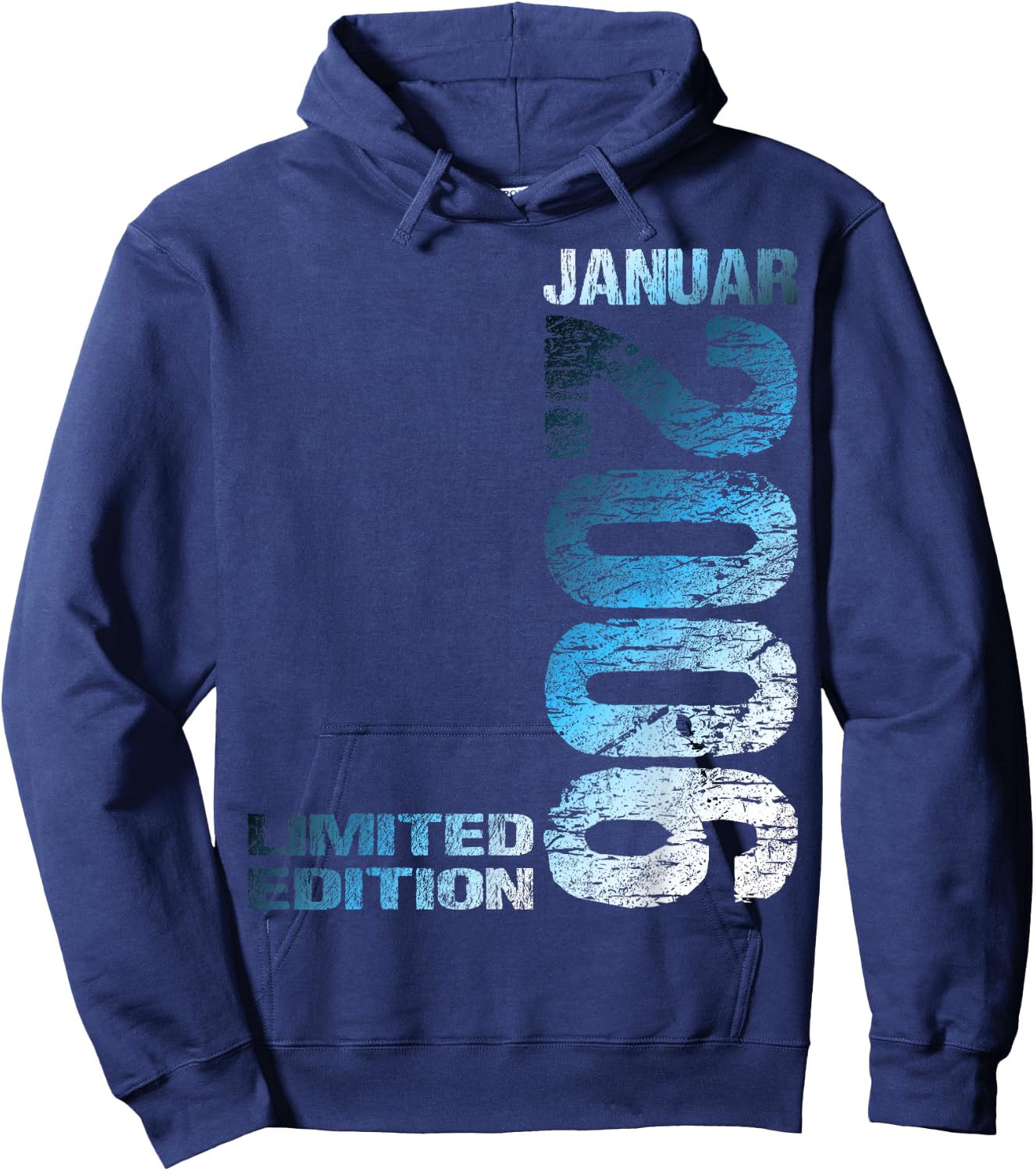 January 2006 Boy Girl 17th Birthday Limited Edition 17 , black Hoodie - Hoodie | Navy