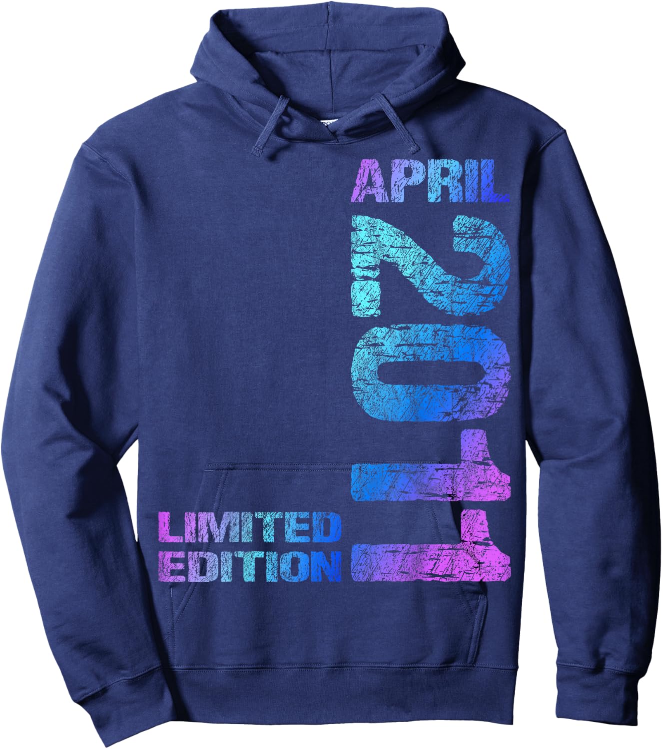 April 2011 Junge Mädchen 15. Geburtstag Limited Edition 15 Hoodie - Hoodie | Navy