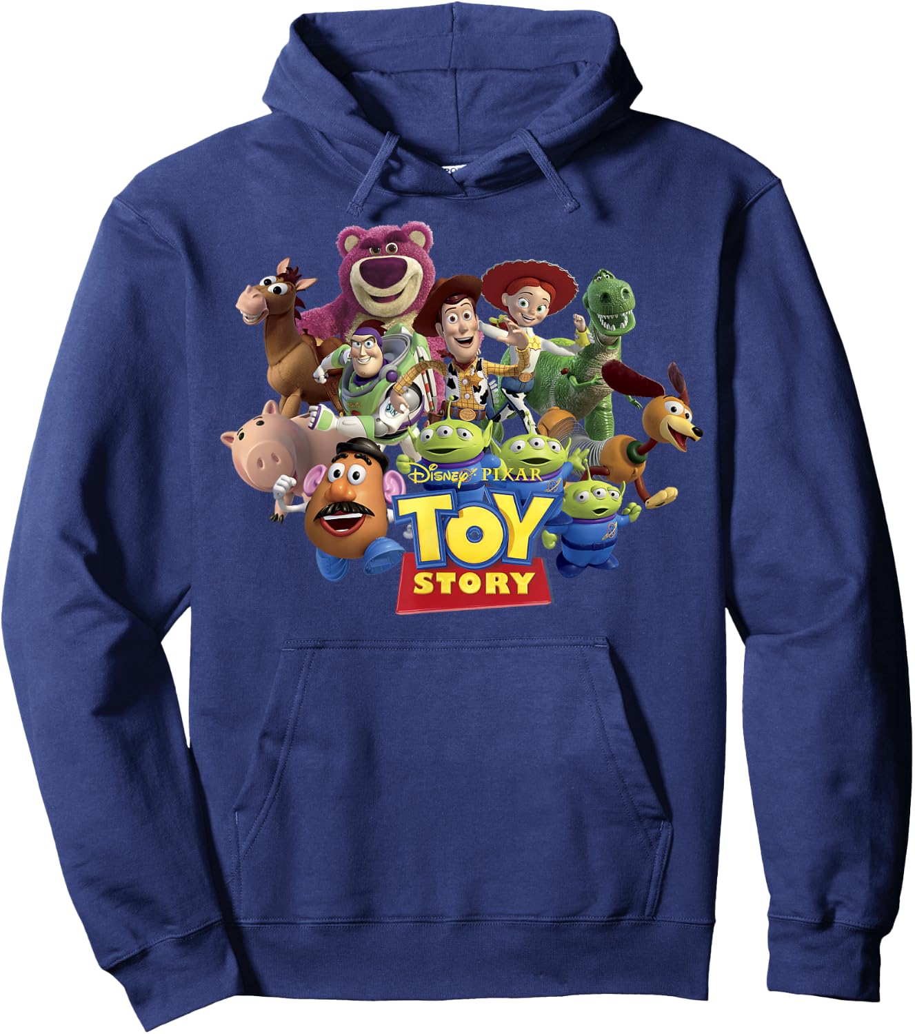 Disney Pixar Toy Story Buzz Woody & Jessie Toys Running Hoodie - Hoodie | Navy