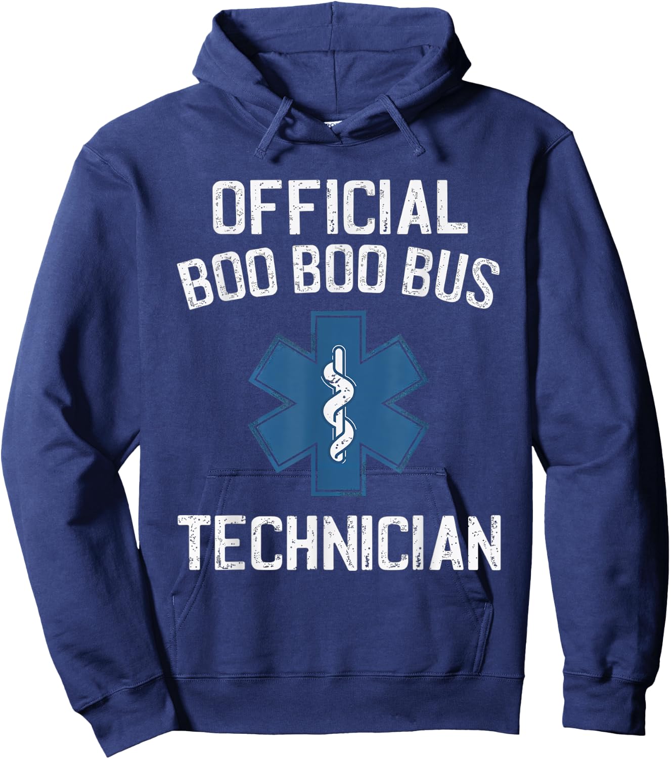 Official Technician EMT Paramedic First Responder Hoodie - Hoodie | Navy