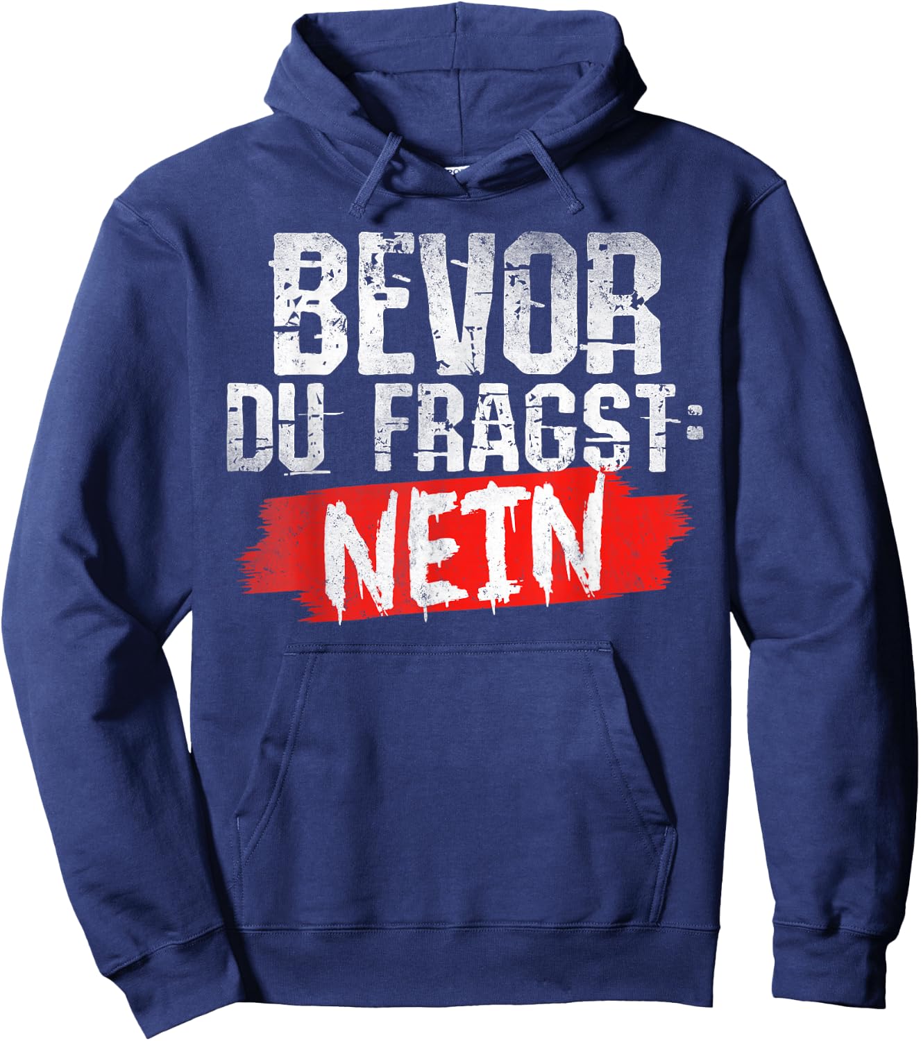 Funny Fun with Funny Sayings Men's Funny , black Hoodie - Hoodie | Navy